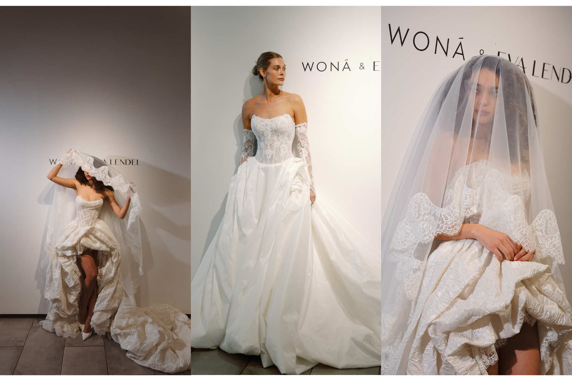 WONA Concept and Eva Lendel Turned a TriBeCa Gallery Into the Garden of Eden and Painted a Wedding Gown Live