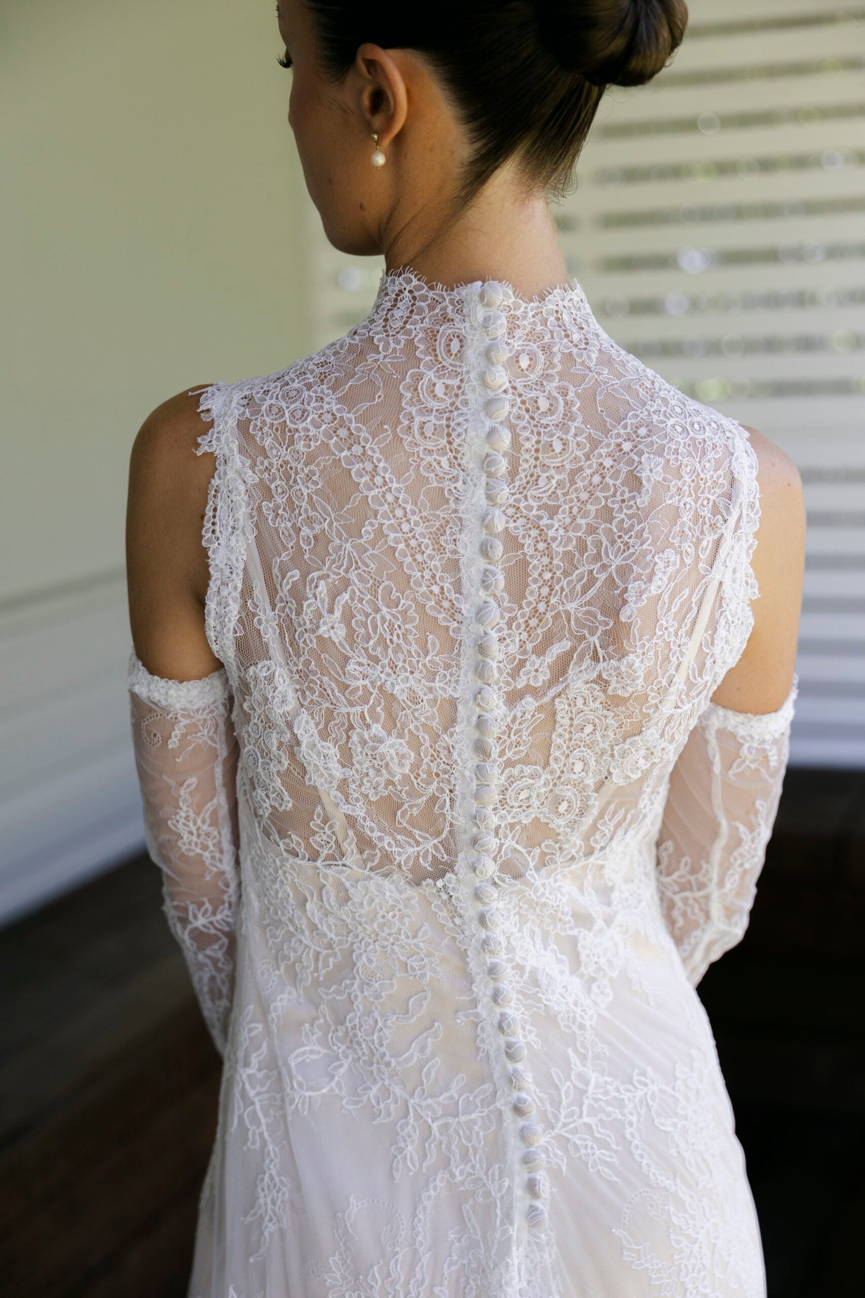 2025 Custom Rhonda Hemmingway Couture Lace Wedding Dress (incl. slip dress, sleeves, veil and shoes)