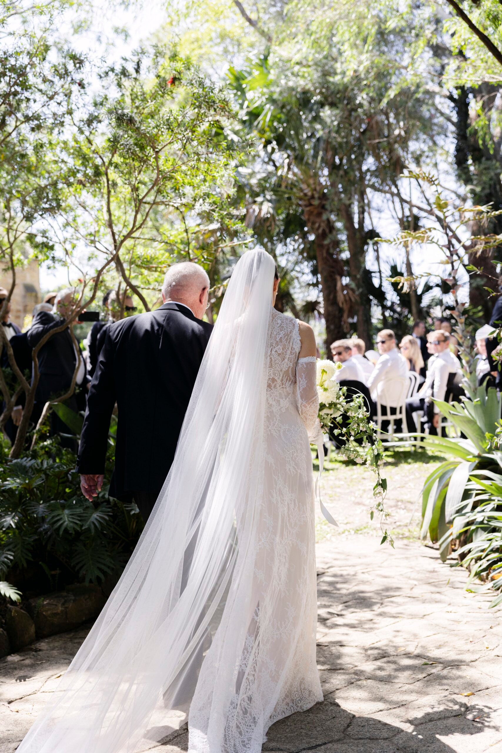 2025 Custom Rhonda Hemmingway Couture Lace Wedding Dress (incl. slip dress, sleeves, veil and shoes)