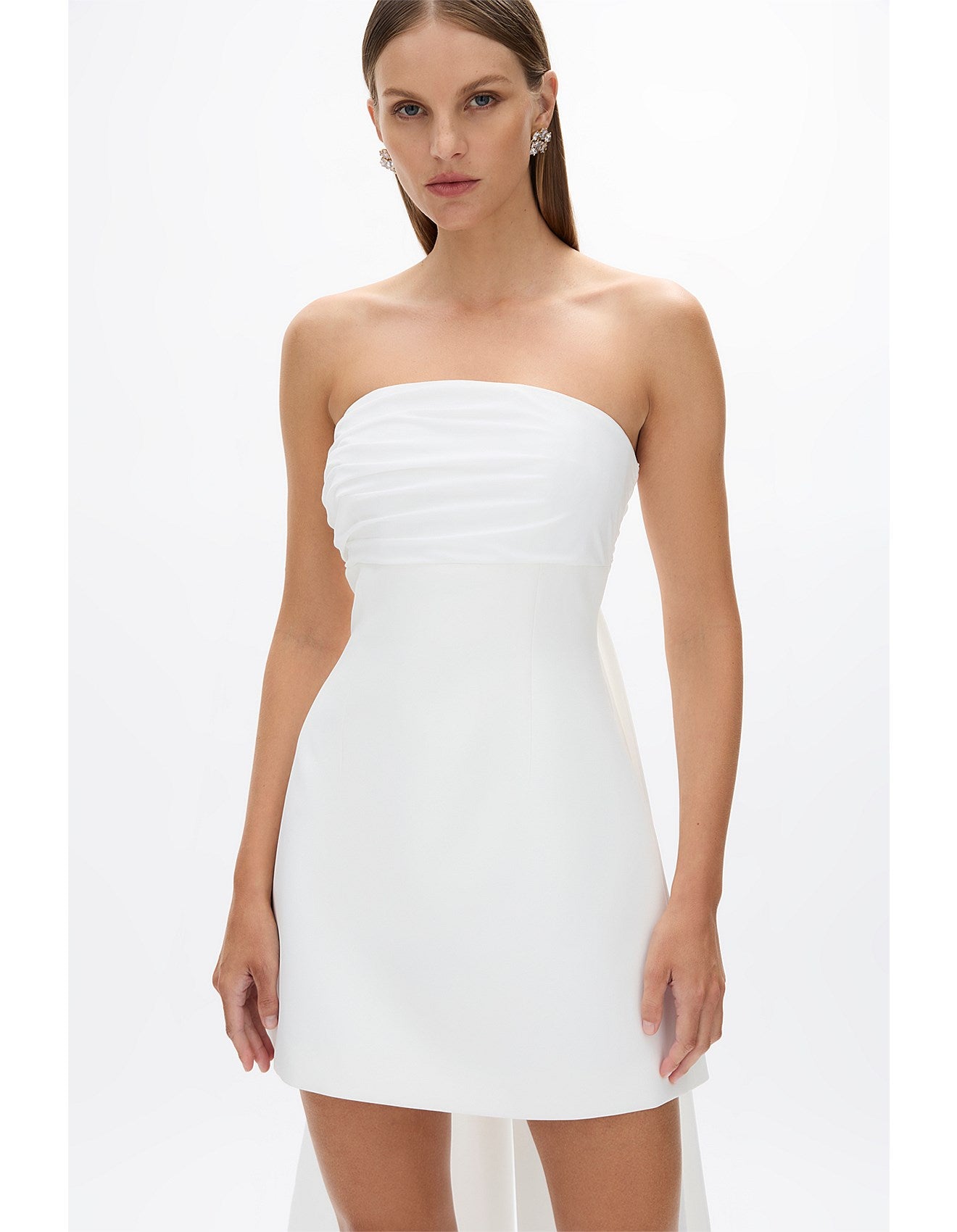 Rachel Gilbert Odette Mini Dress Ivory Size 10