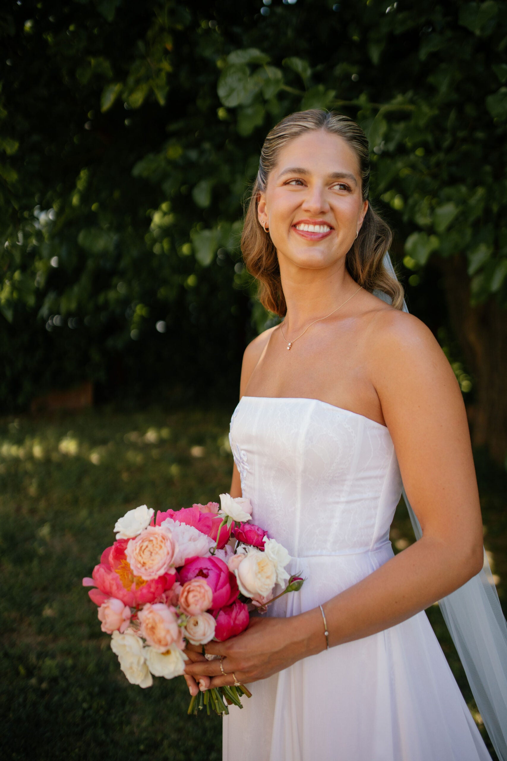 Bespoke Hermione De Paula Silk Bridal Gown