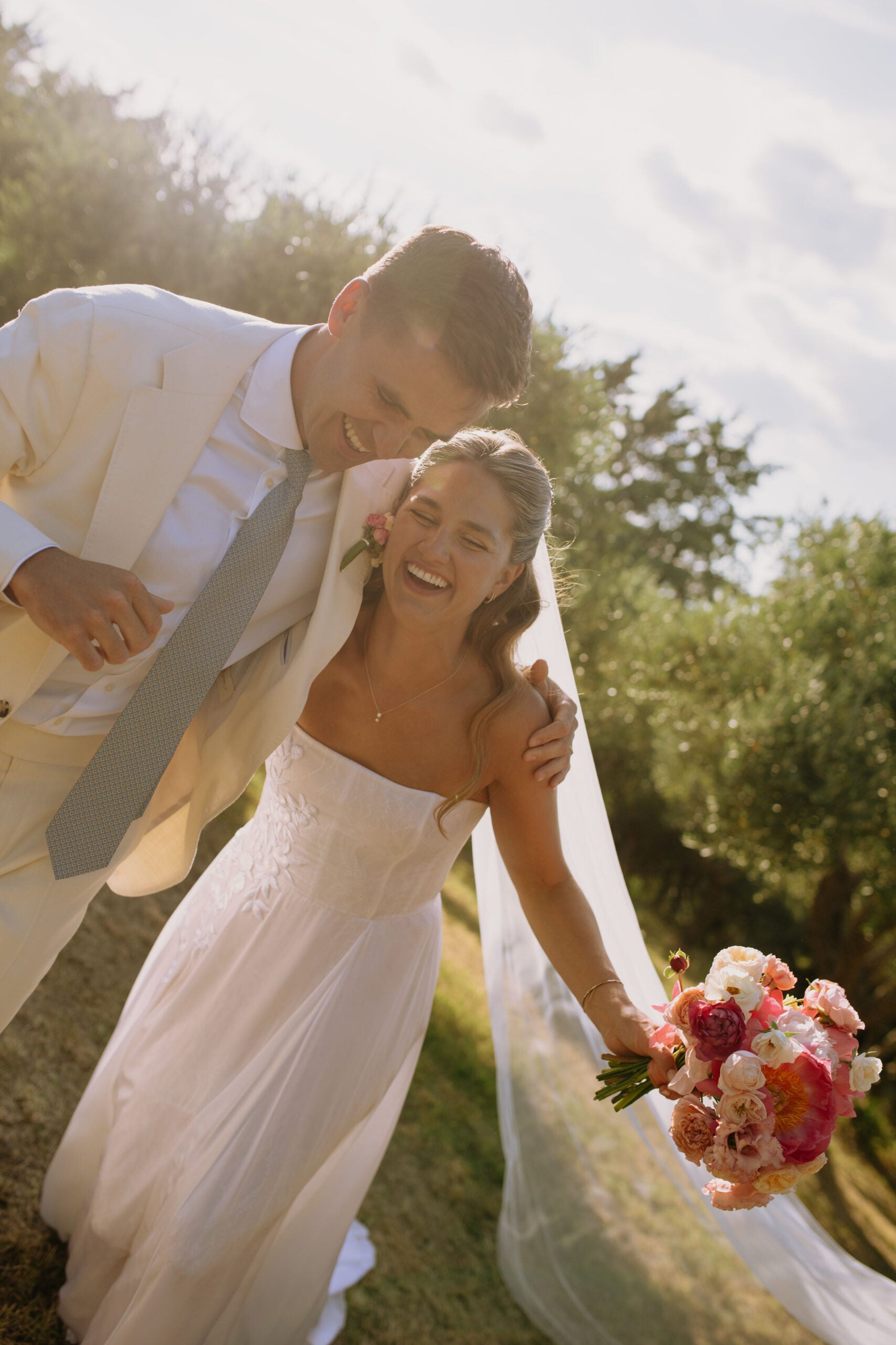 Bespoke Hermione De Paula Silk Bridal Gown