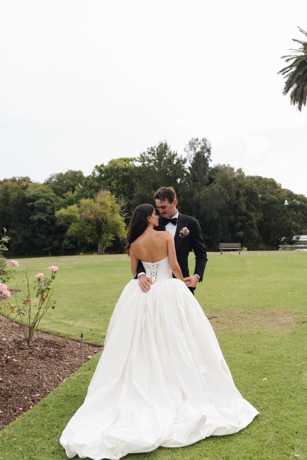 Custom Made Lillian Khallouf Raw Silk Gown