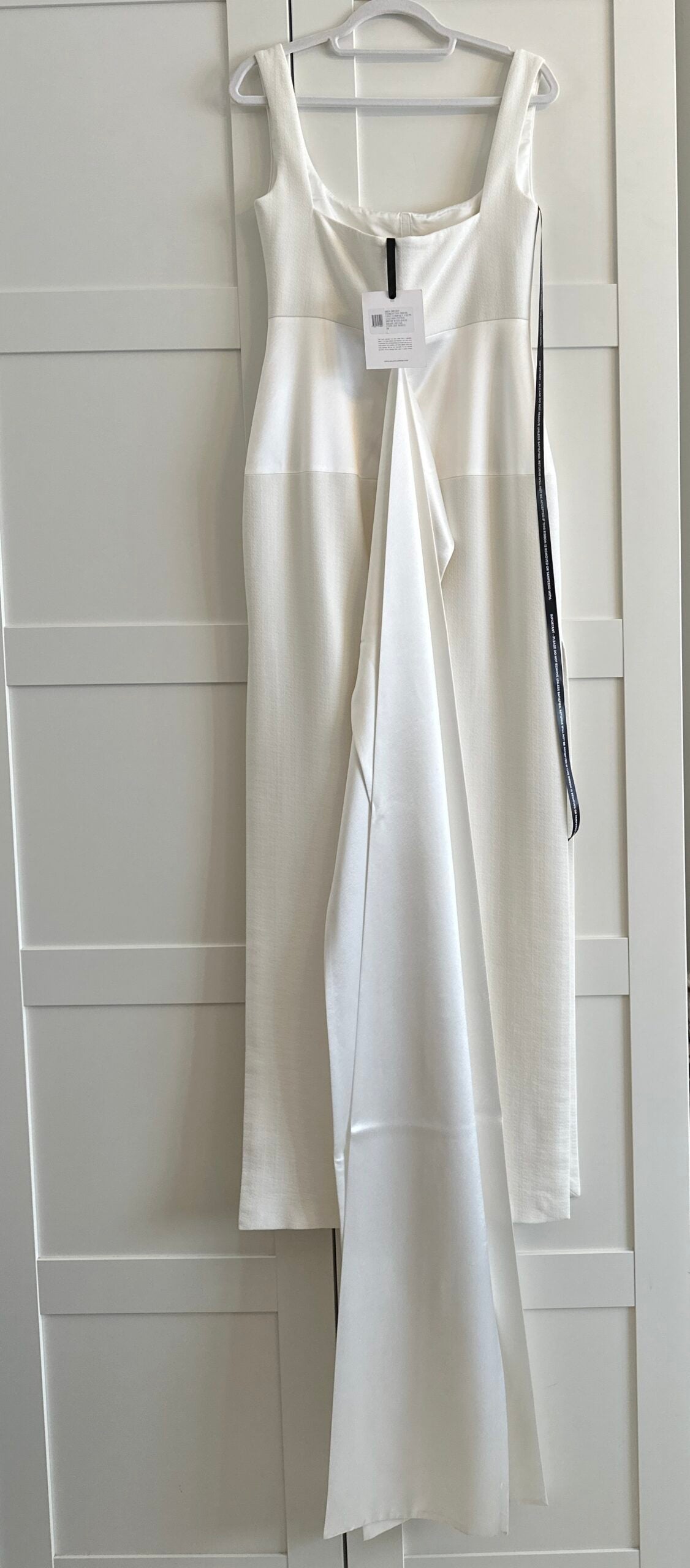 GALVAN Fiorentina Draped Satin Gown