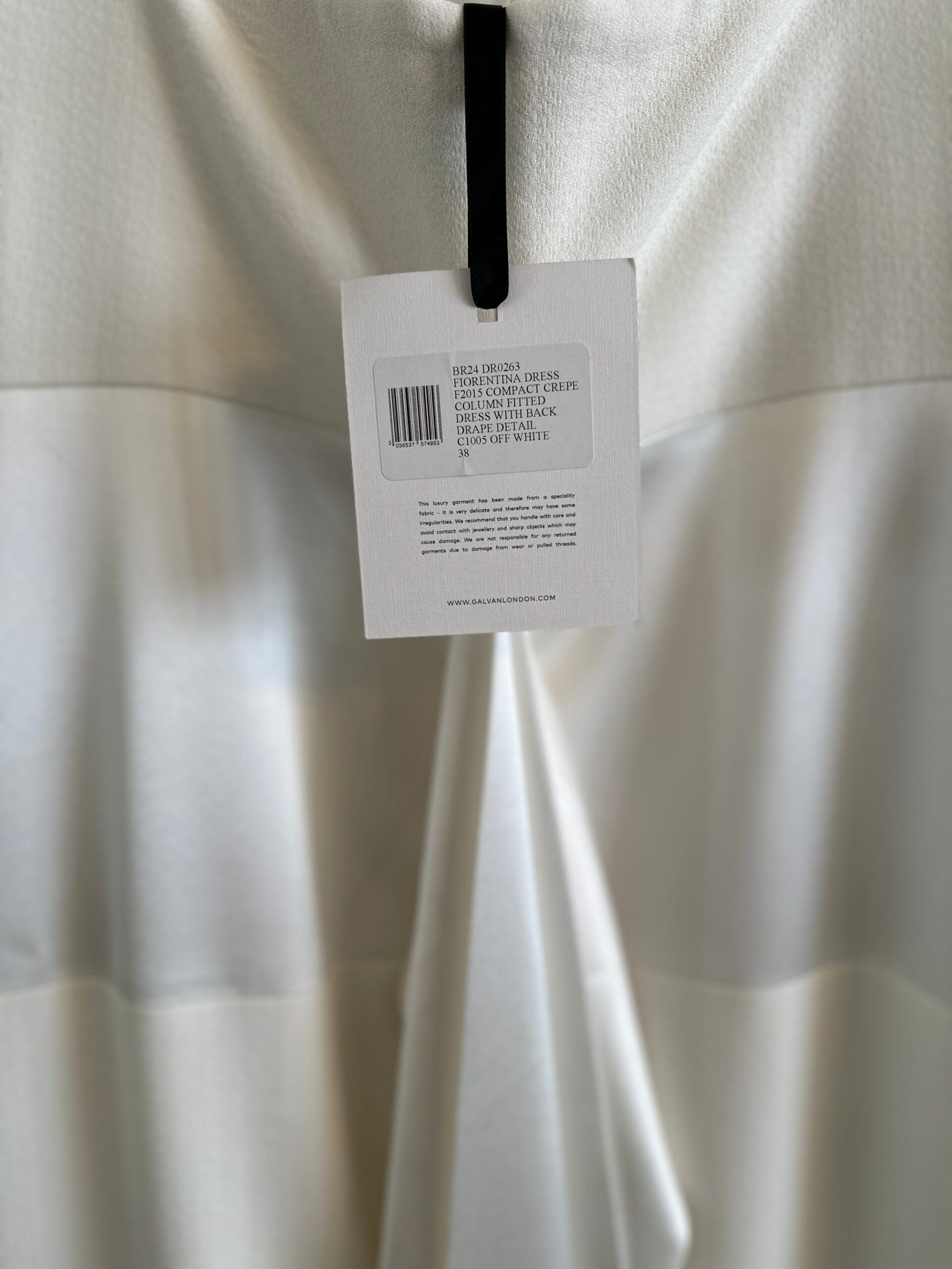 GALVAN Fiorentina Draped Satin Gown