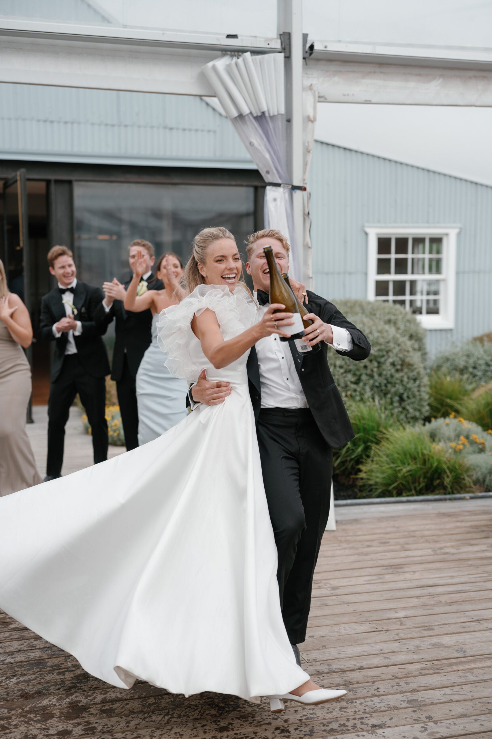Viral Wedding Entrance - Custom Rhonda Hemmingway Gown