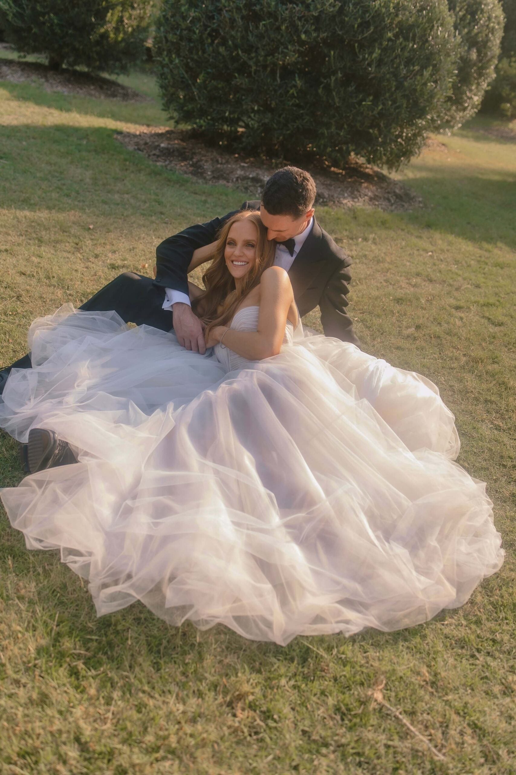 Custom Liz Martinez gown, named Lola