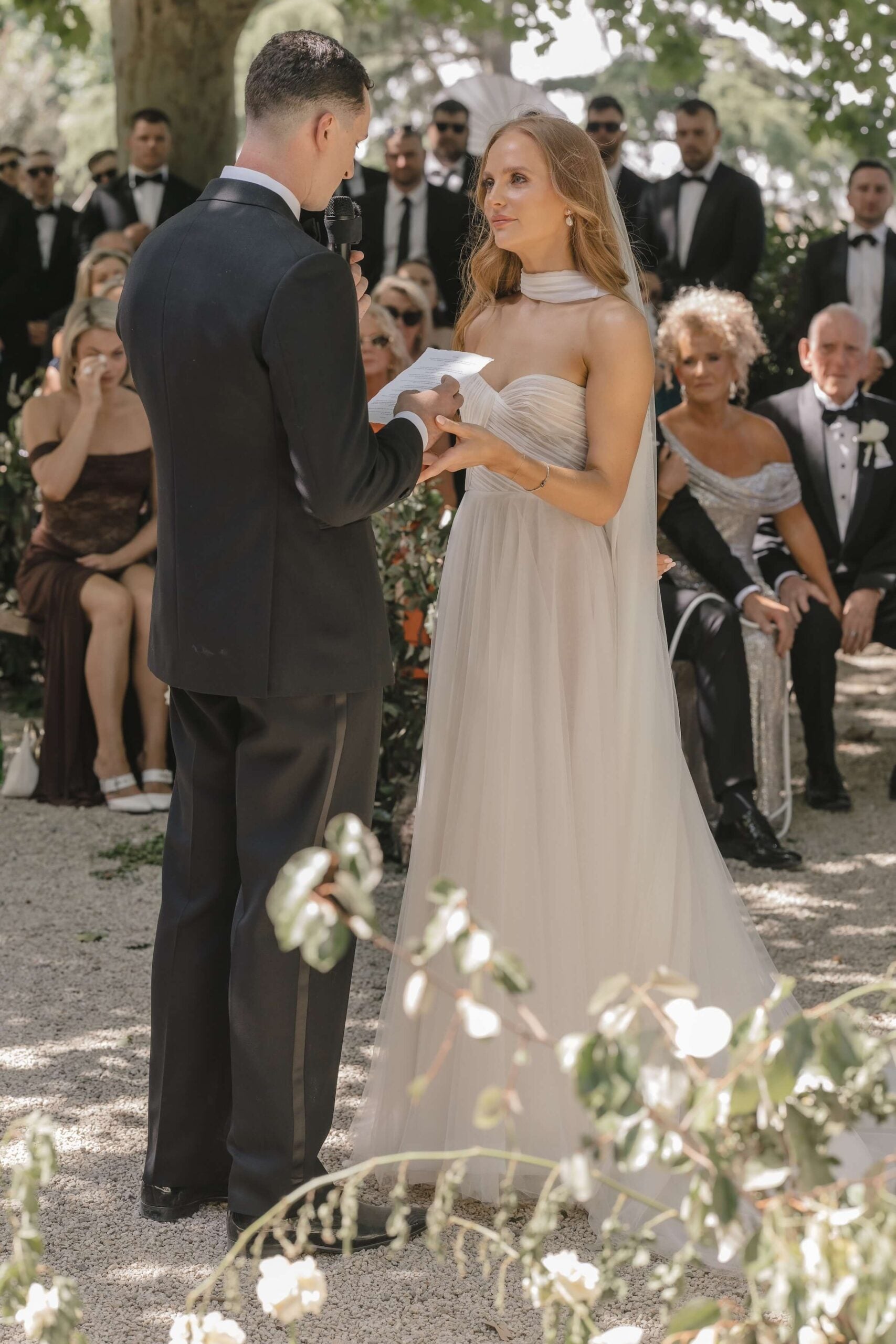 Custom Liz Martinez gown, named Lola