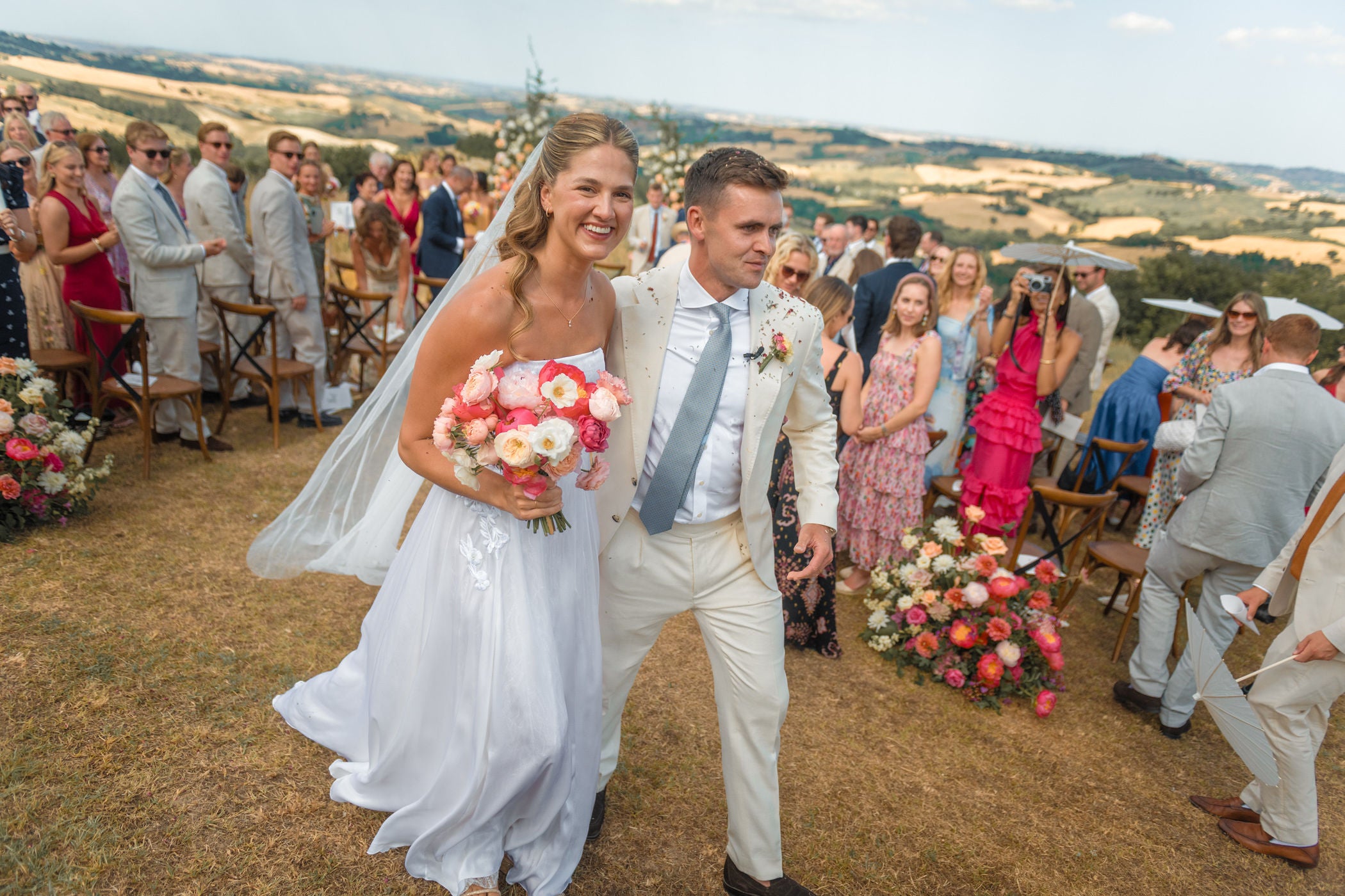 Bespoke Hermione De Paula Silk Bridal Gown