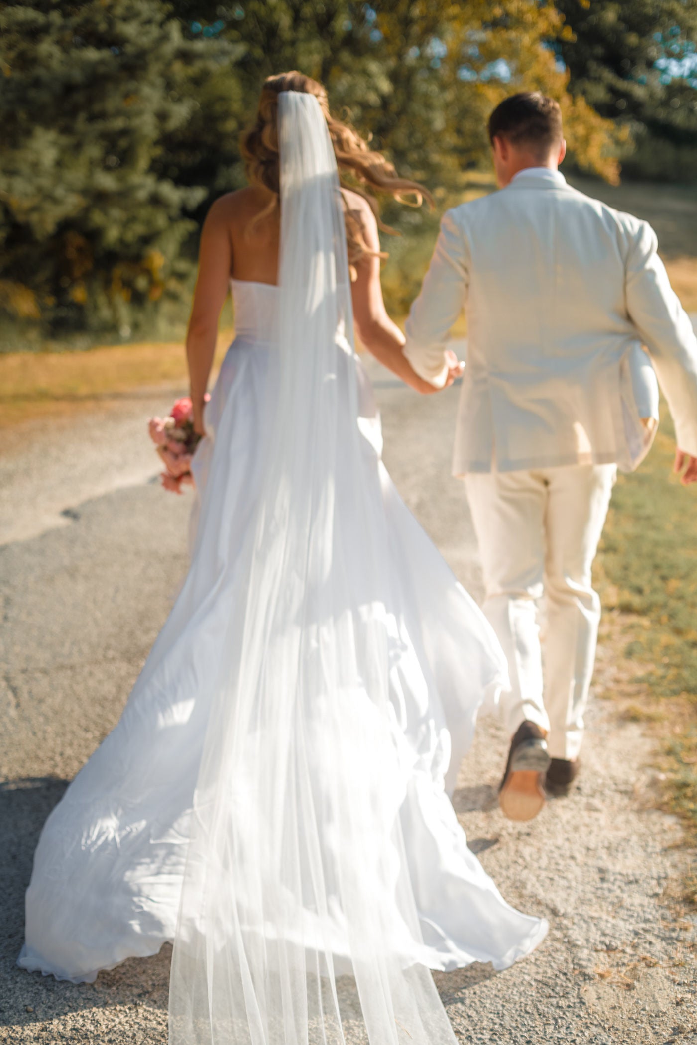 Bespoke Hermione De Paula Silk Bridal Gown