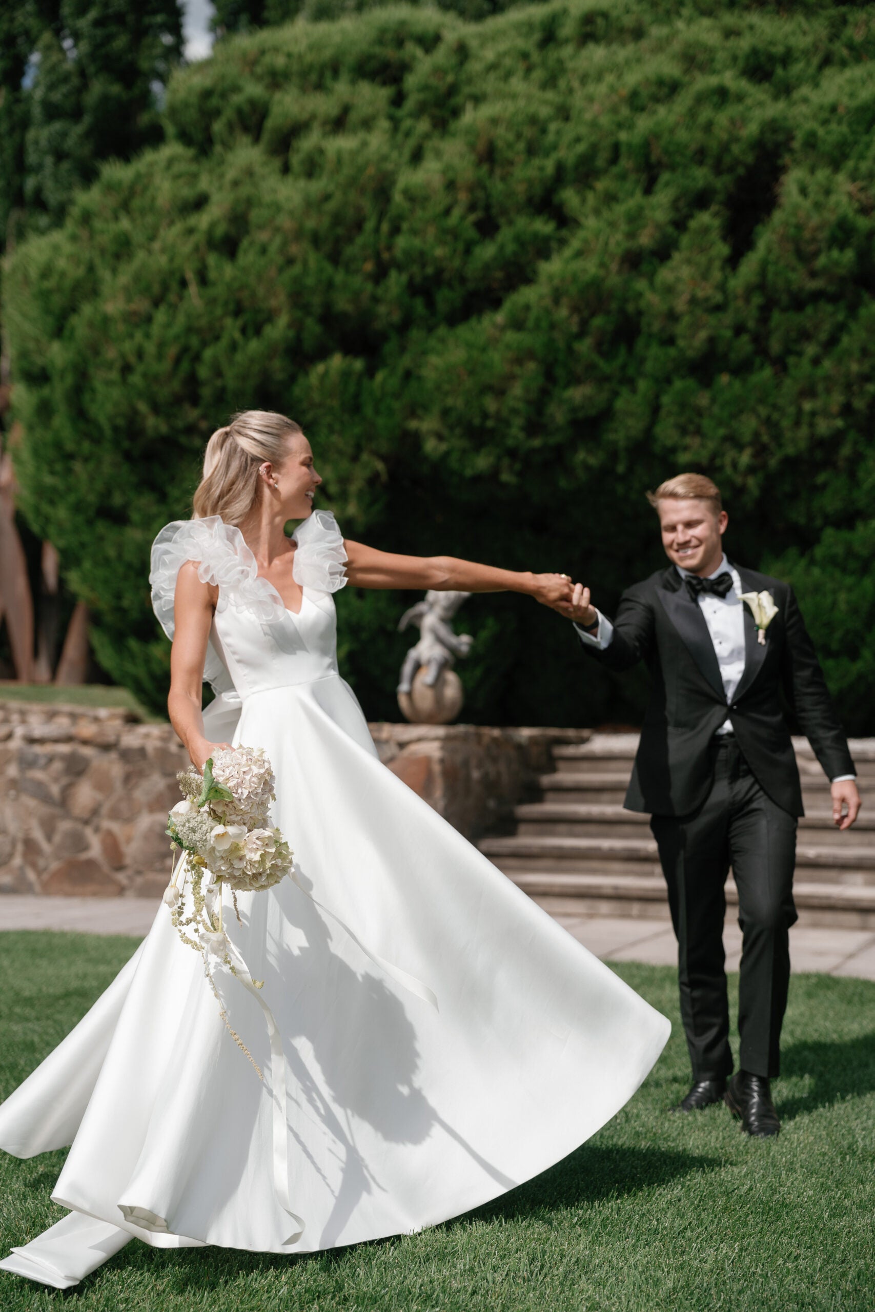 Viral Wedding Entrance - Custom Rhonda Hemmingway Gown
