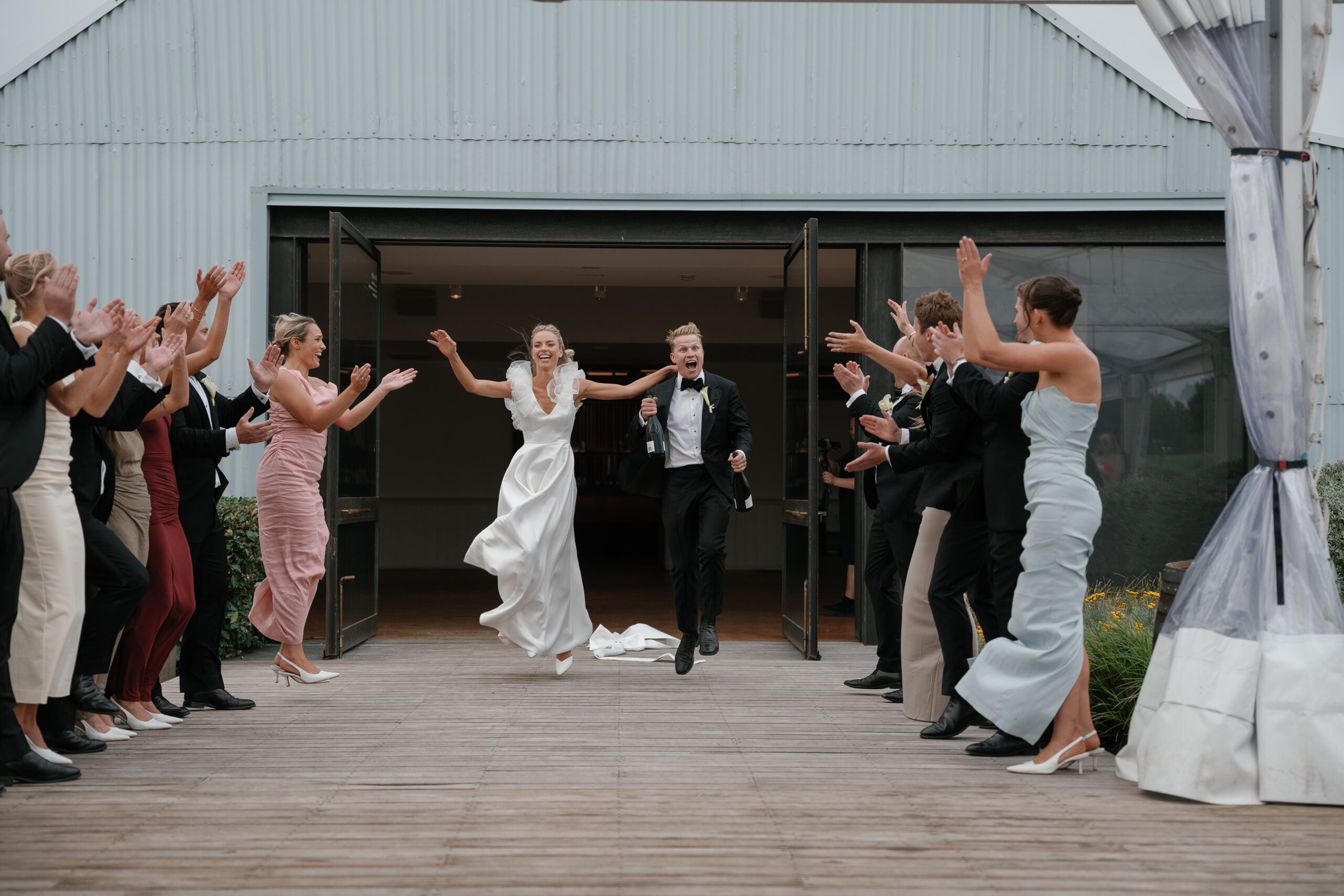 Viral Wedding Entrance - Custom Rhonda Hemmingway Gown