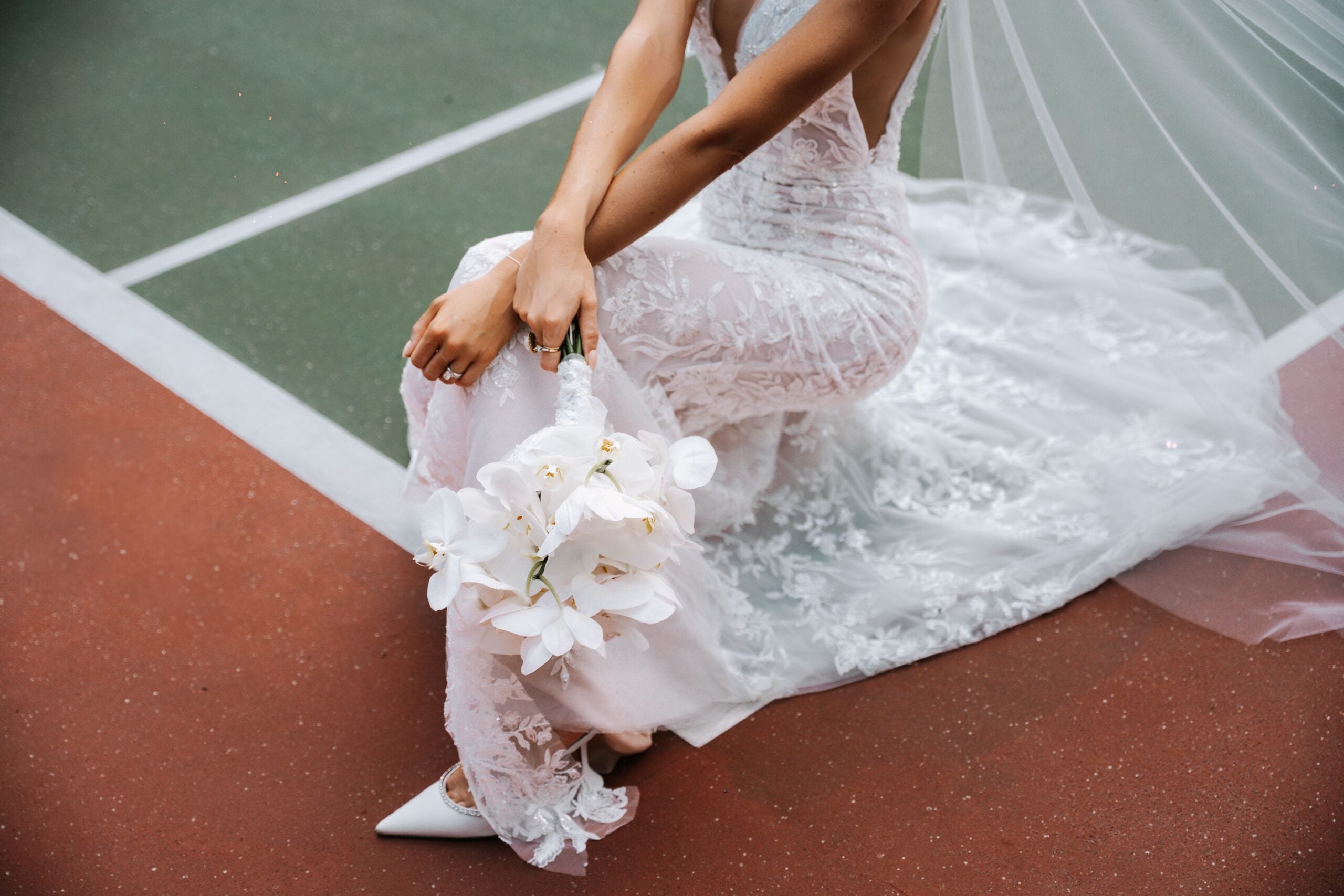 Custom couture gown by Breeanna Maree