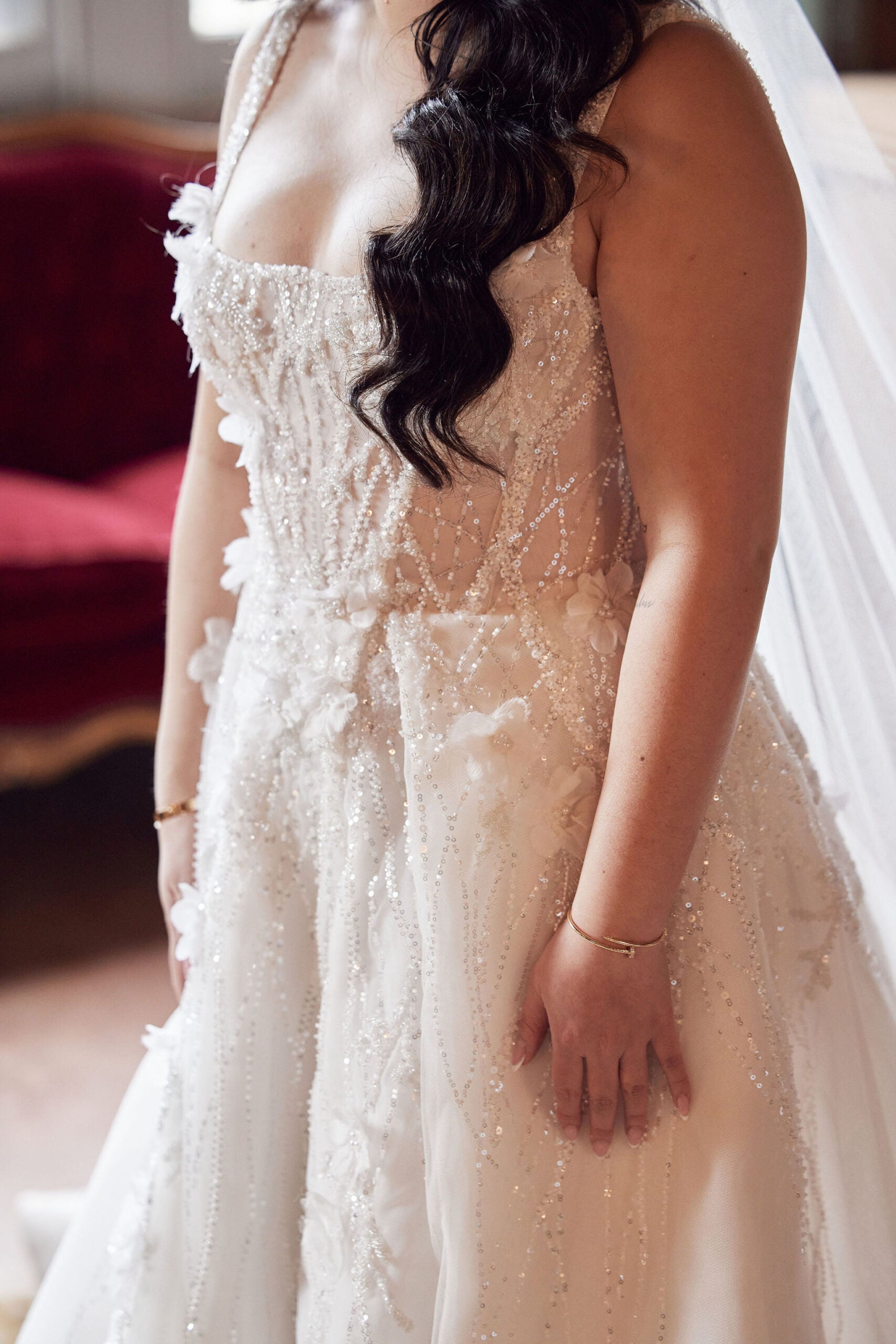 Pallas Couture Gown and Veil