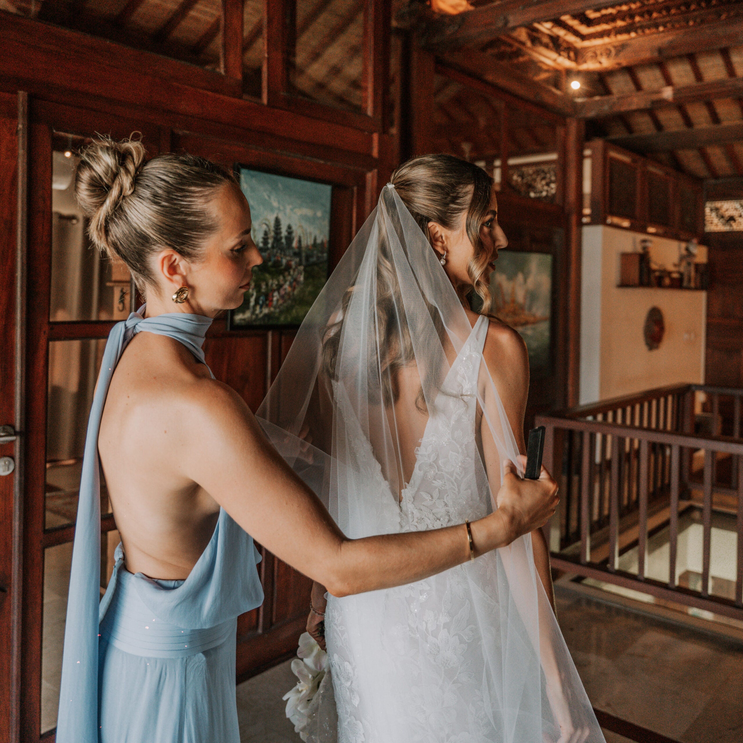 Custom couture gown by Breeanna Maree