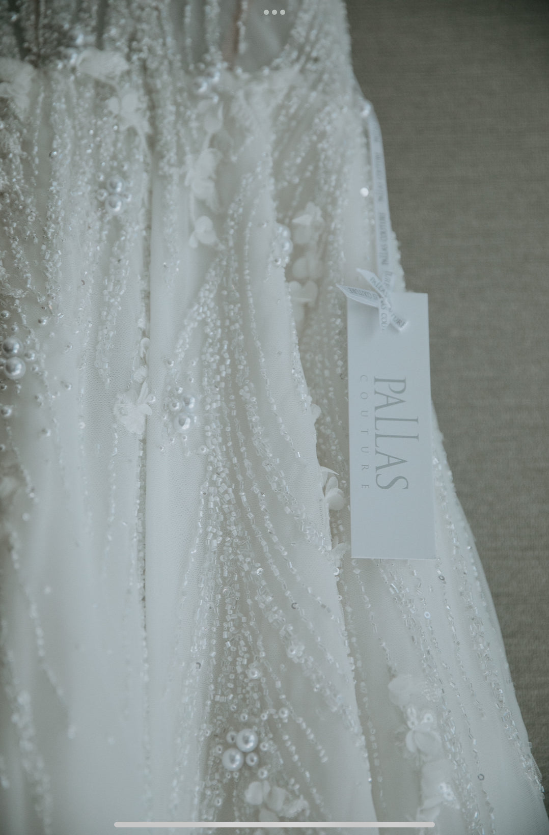 Pallas Couture Custom Gown and Veil
