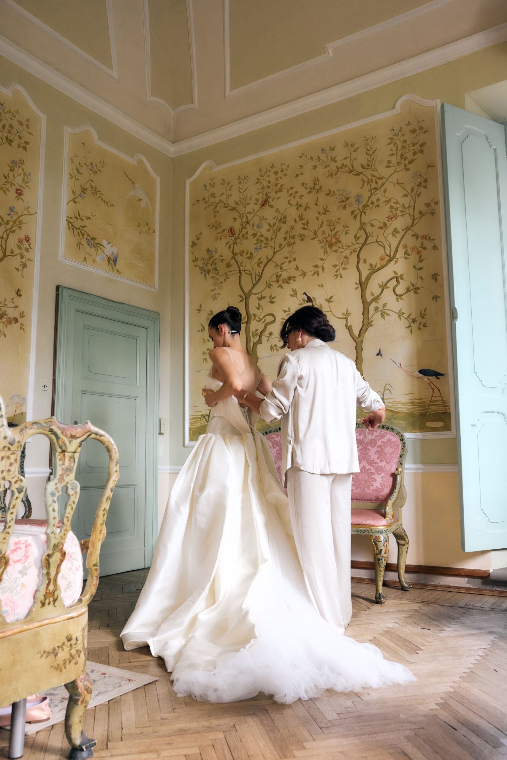 Olivia Deur Couture – Exclusive Silk Ceremony Gown with Veil