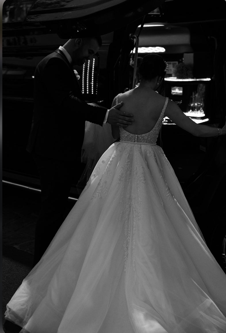 Alin Le' Kal Custom couture wedding gown