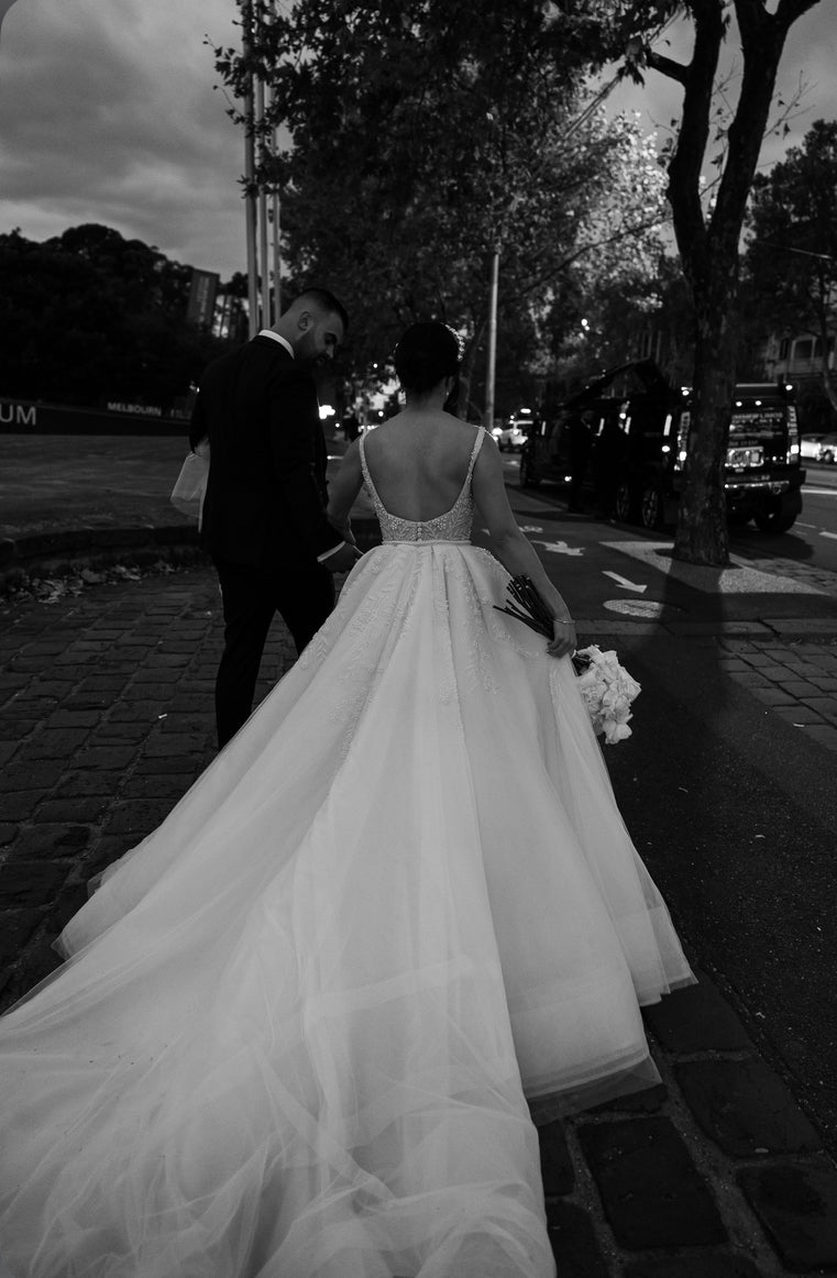 Alin Le' Kal Custom couture wedding gown