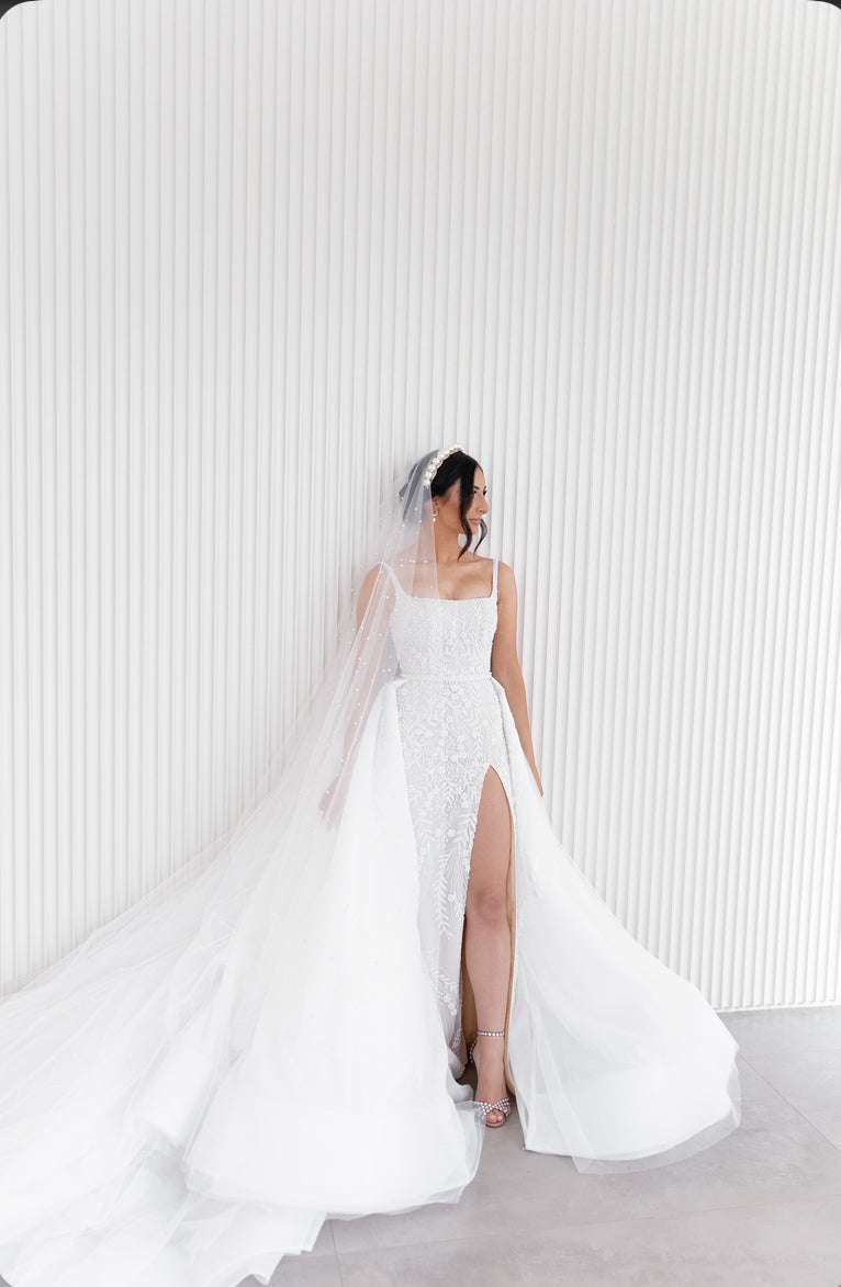 Alin Le' Kal Custom couture wedding gown