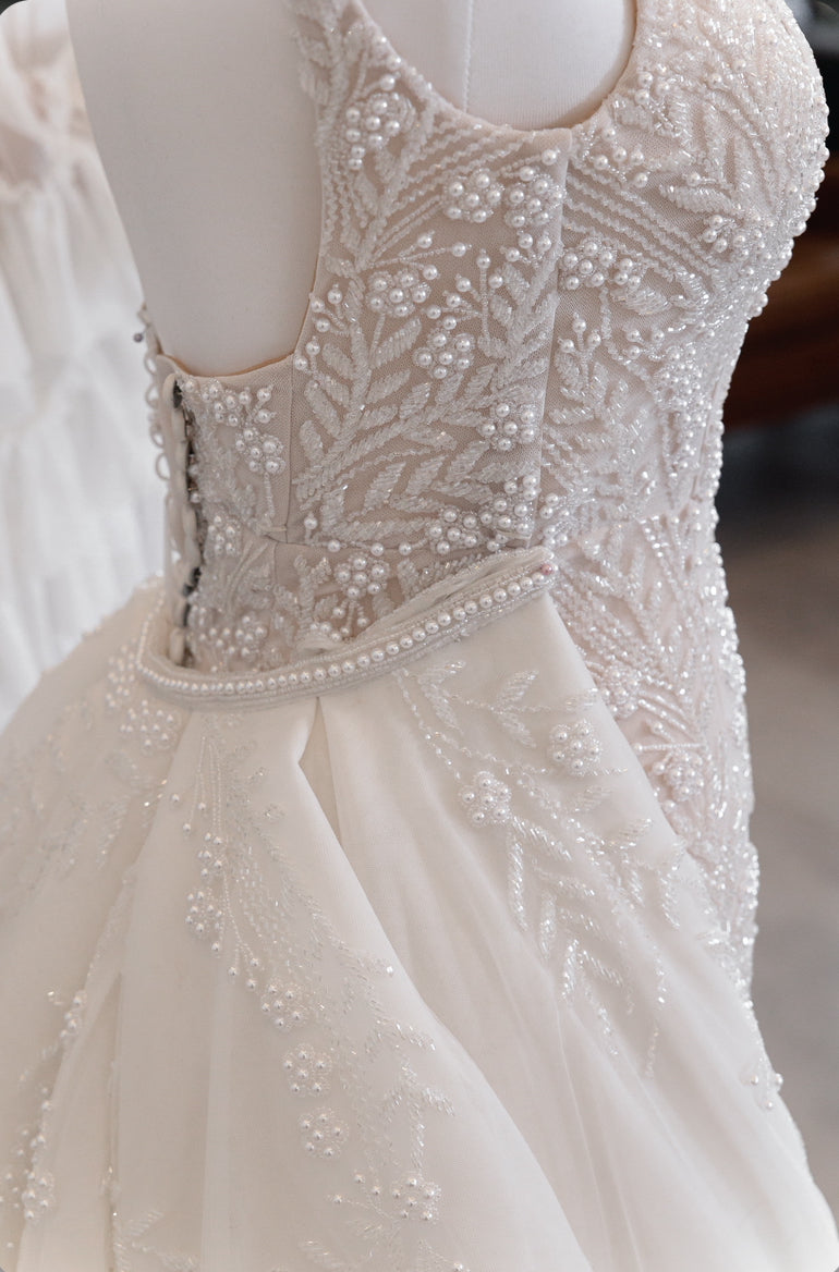 Alin Le' Kal Custom couture wedding gown