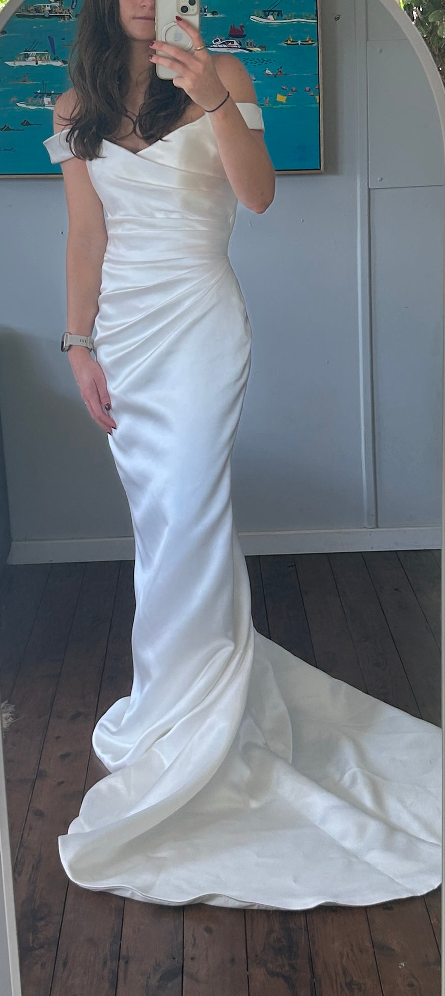 Couture custom wedding dress