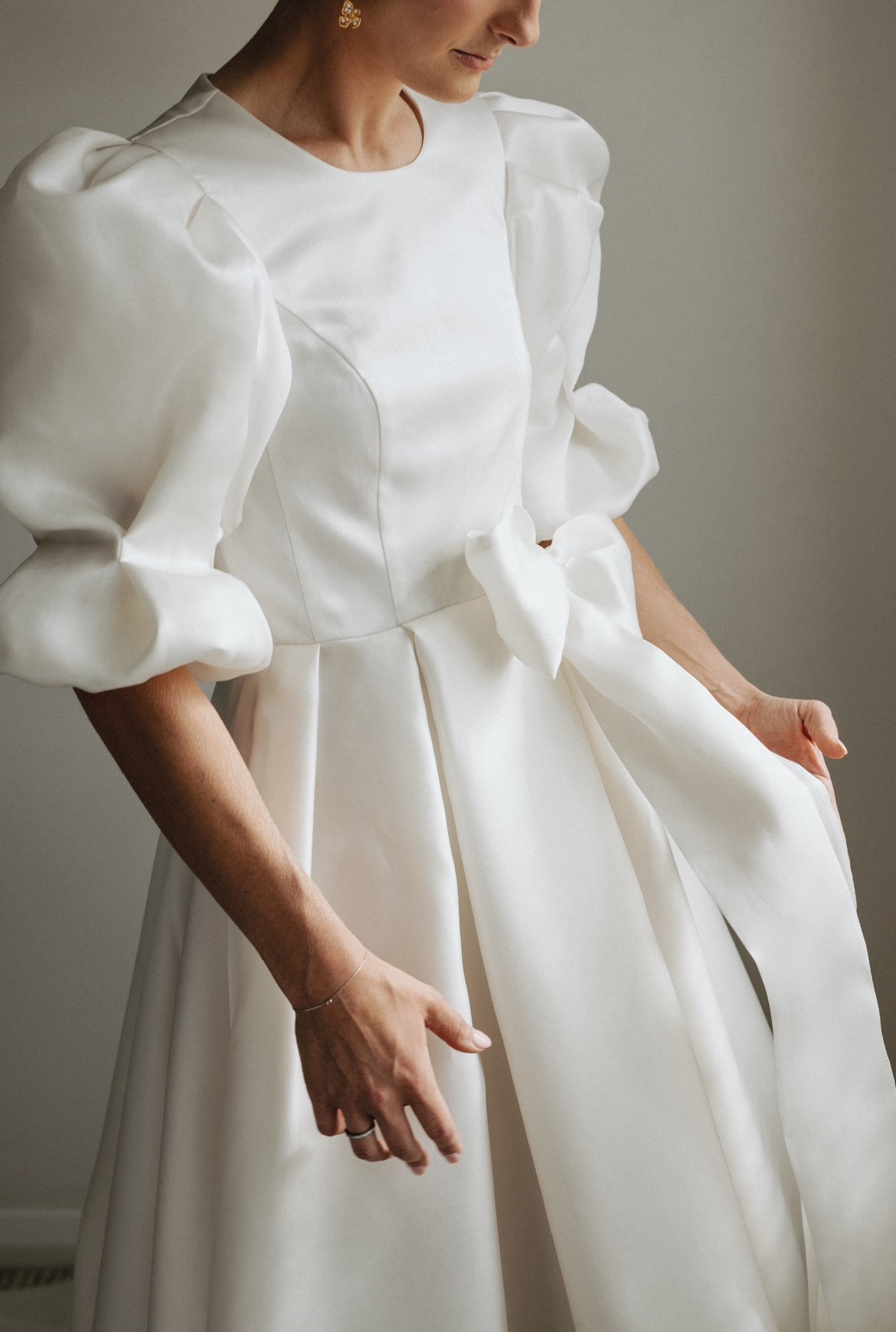 Greta Kate Couture Silk Organza Gown
