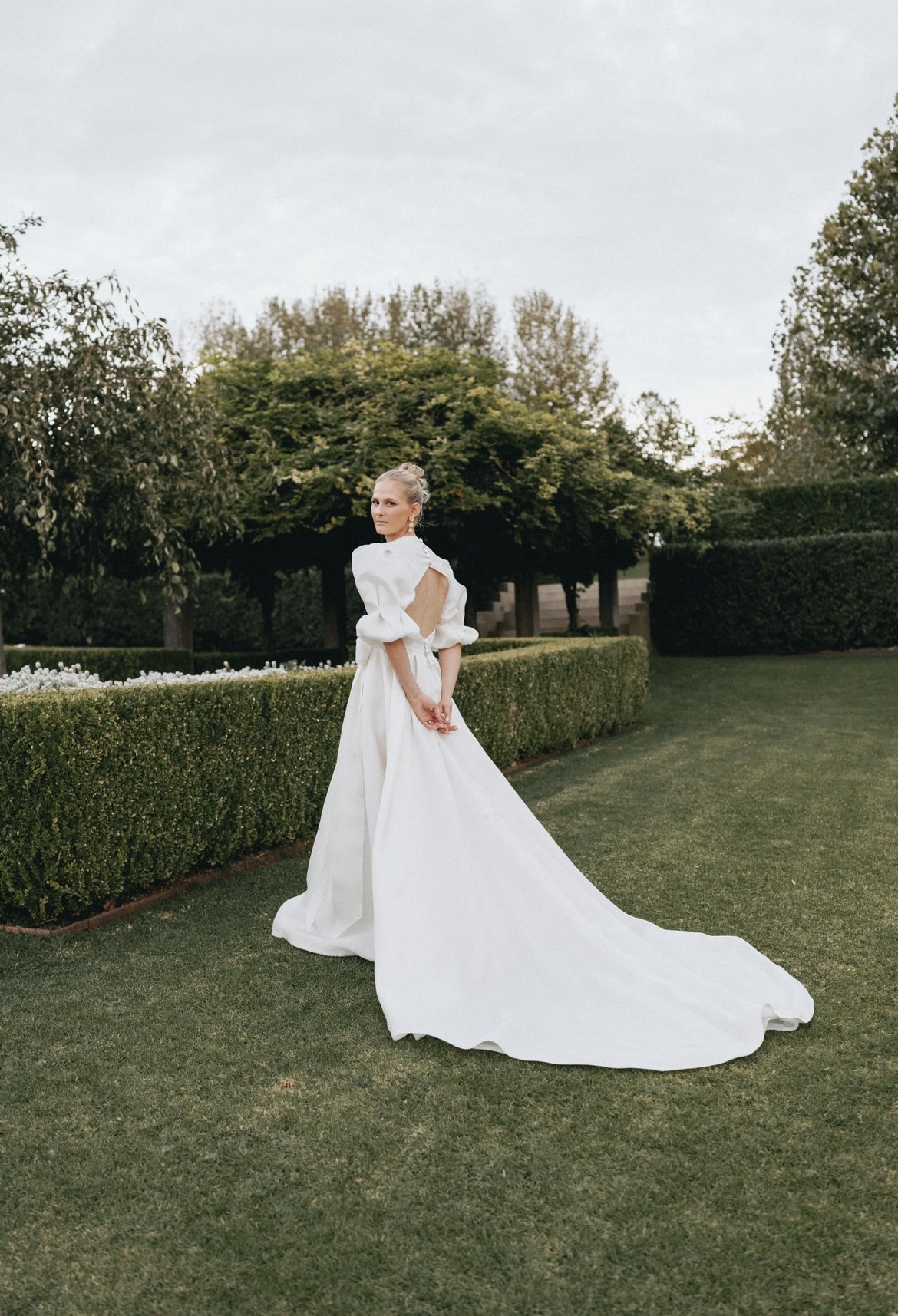 Greta Kate Couture Silk Organza Gown