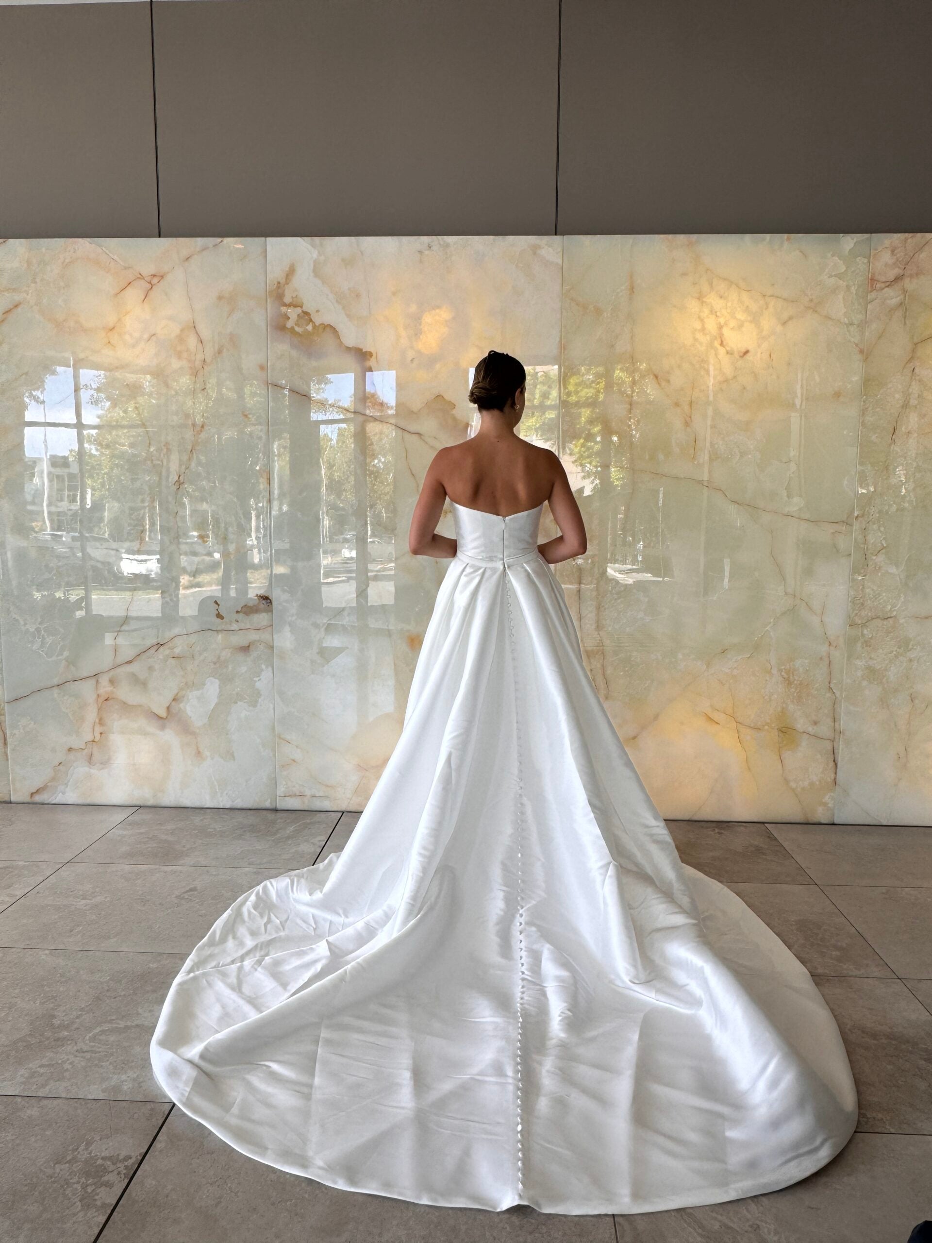 Curator The Label (Custom) Dress + Overskirt (Unworn, Unaltered)