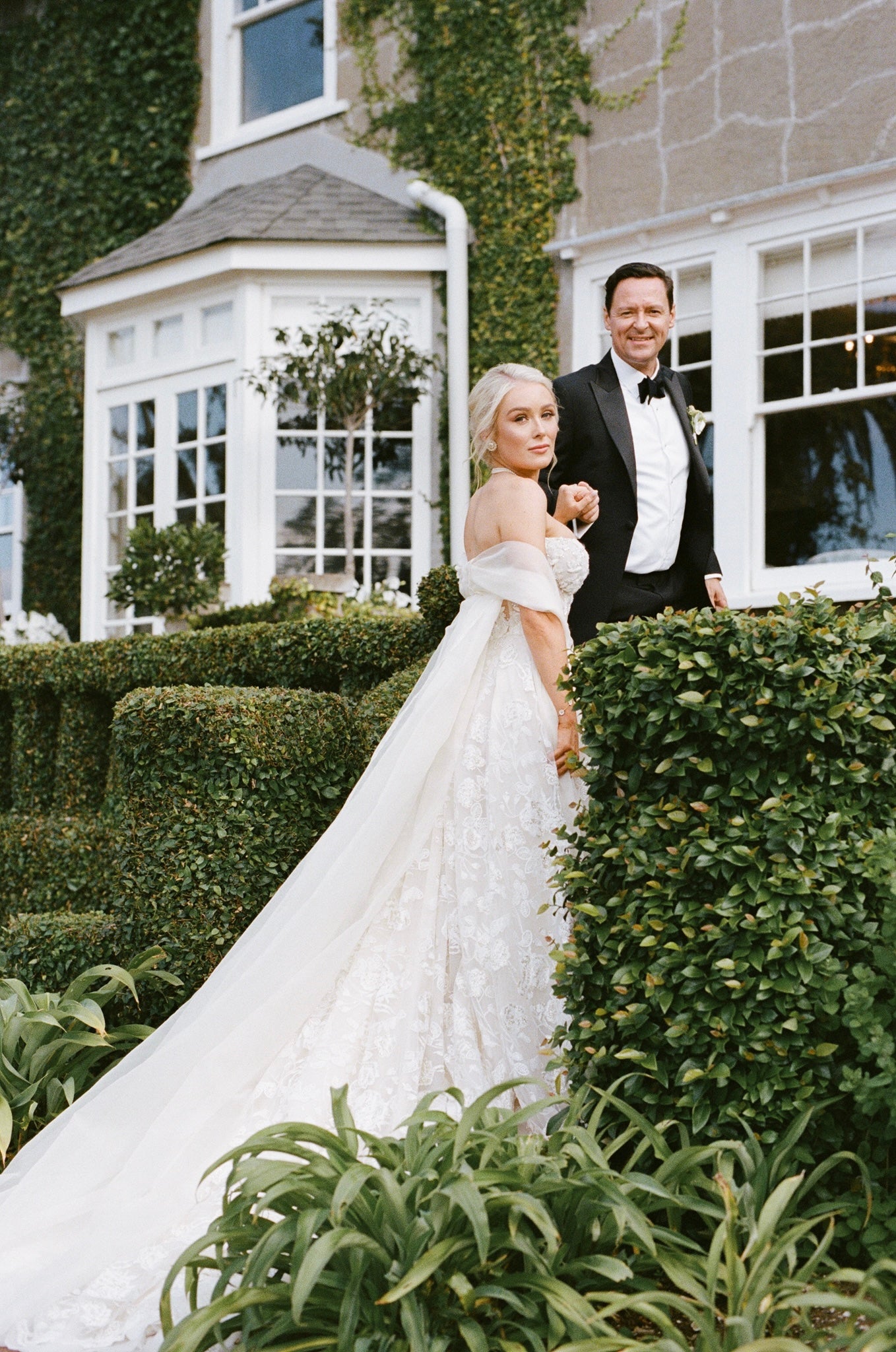 Galia Lahav Georgia + detachable cape