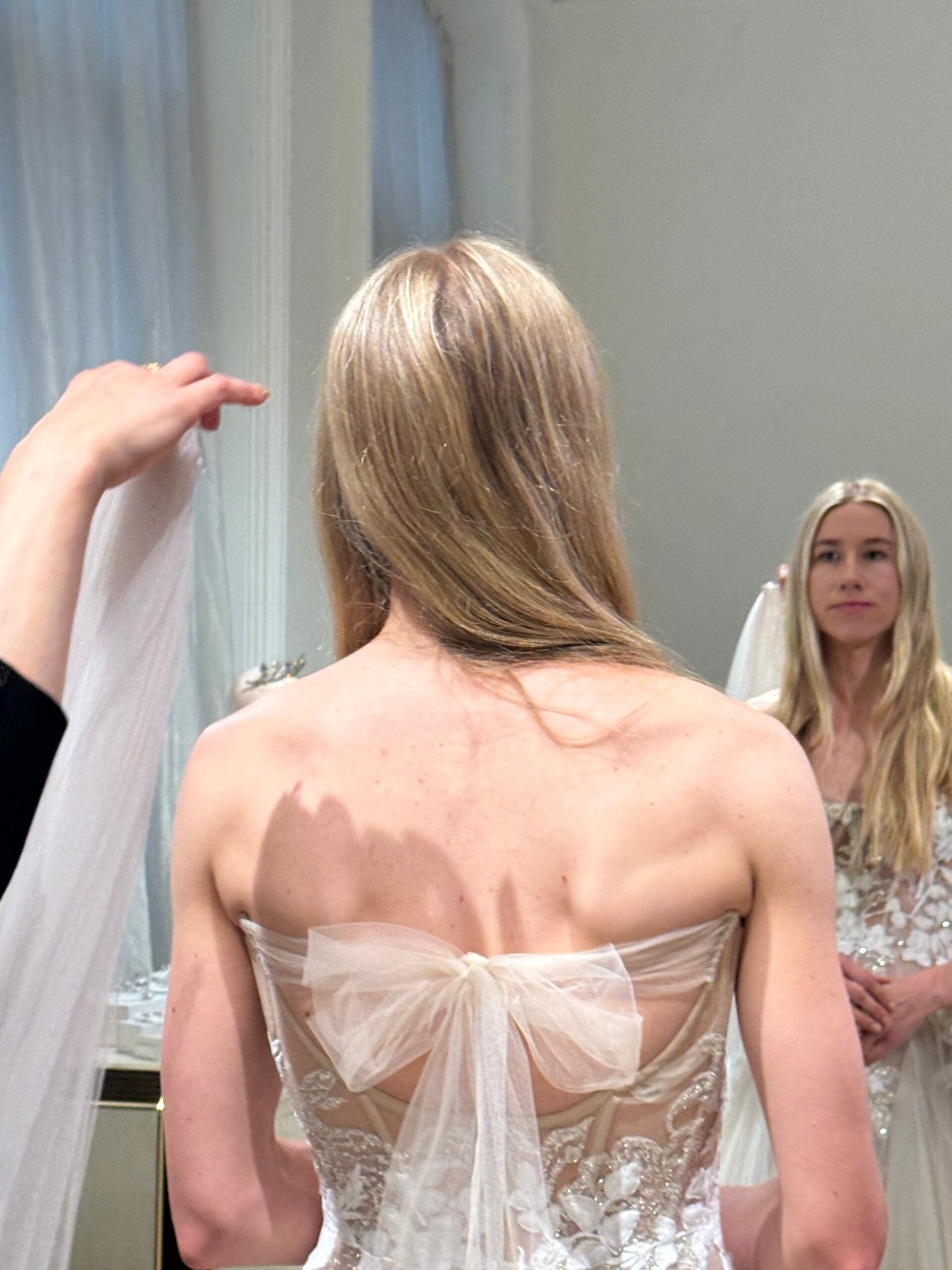 Muse by Berta “ivory” gown