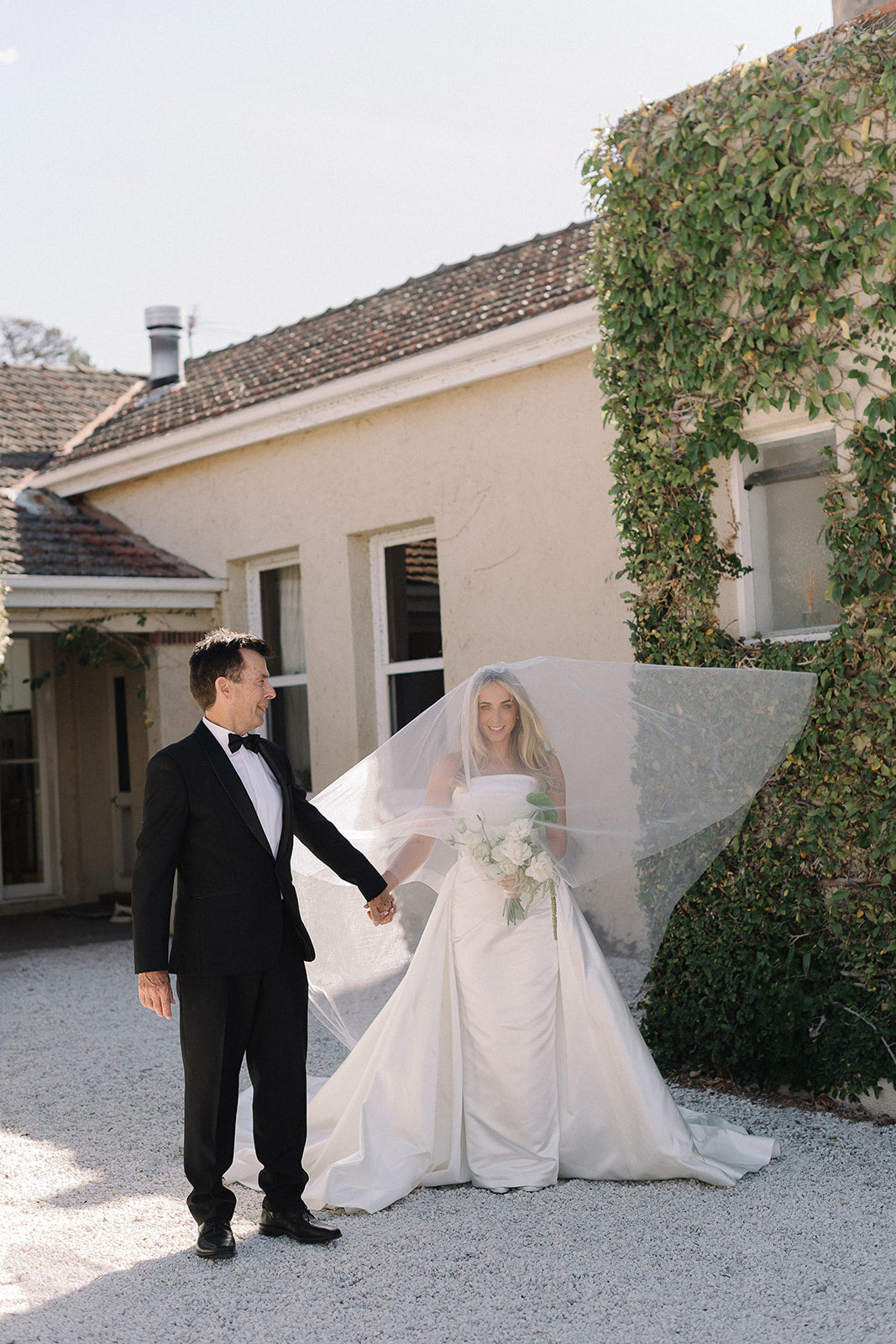 Zian Coutour Wedding Gown and veil