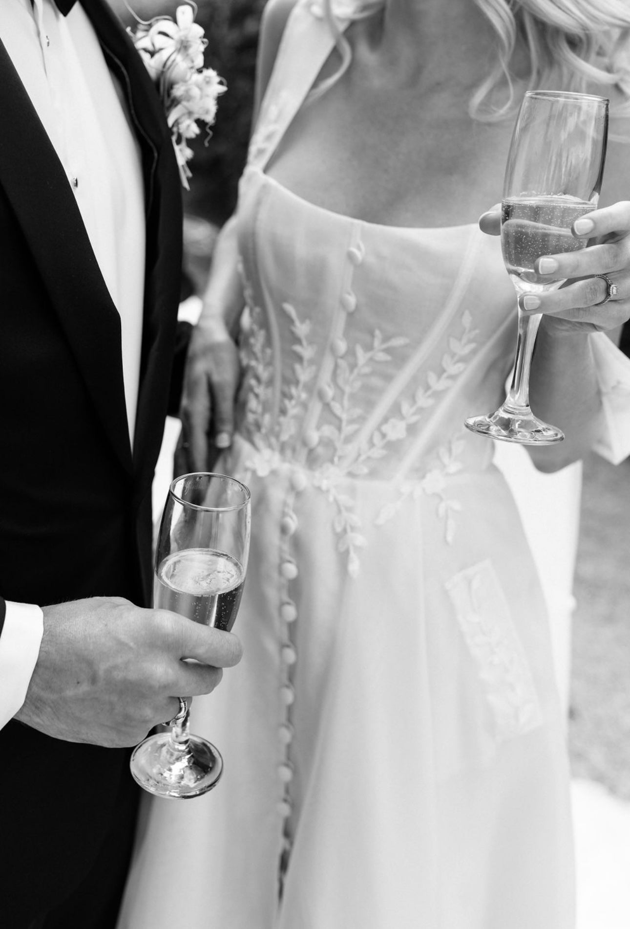 Custom J. Andreatta ‘Sierra’ silk gown