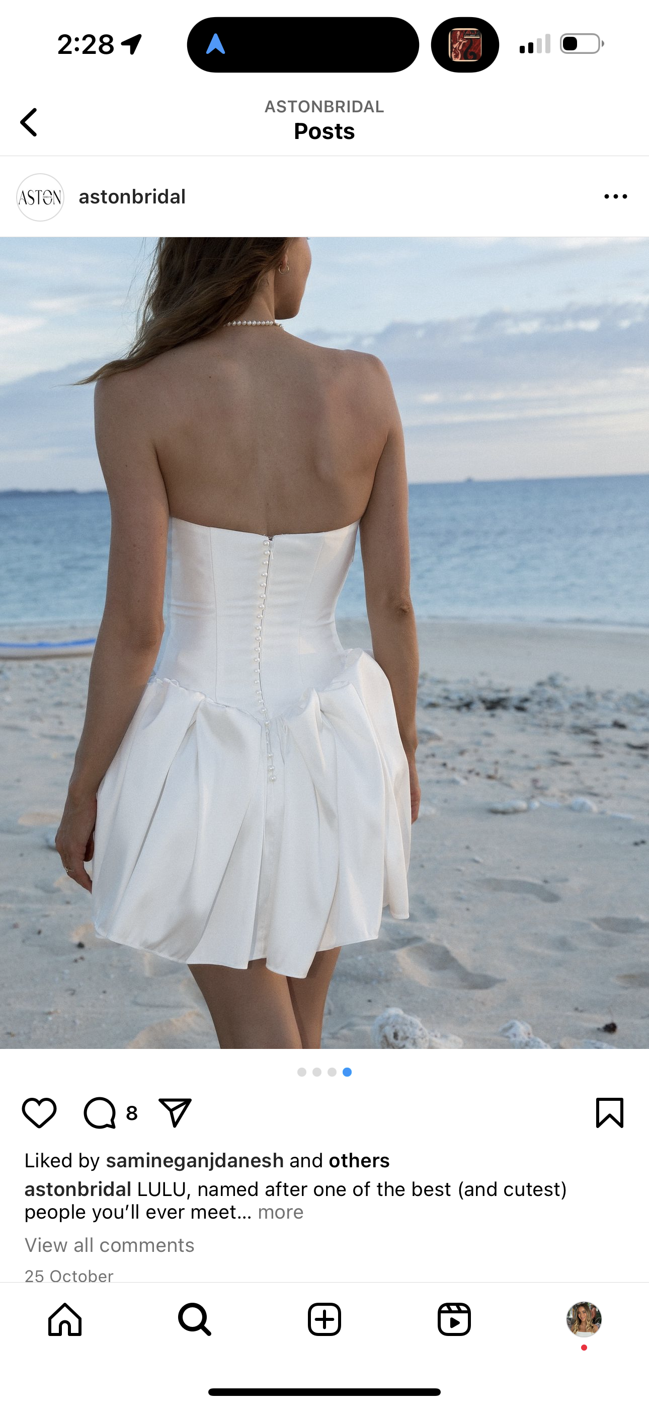 Lulu dress & custom bolero top