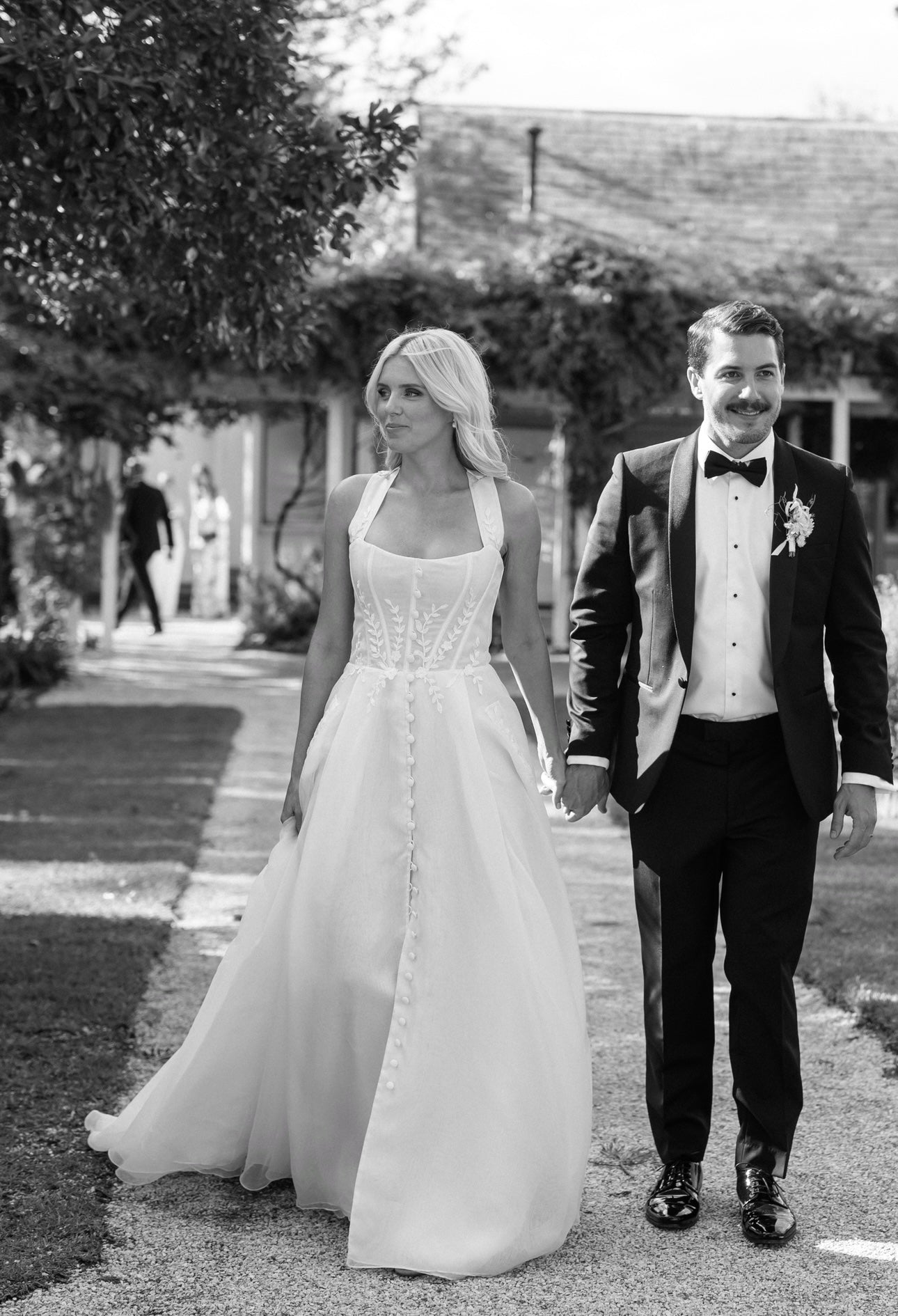 Custom J. Andreatta ‘Sierra’ silk gown