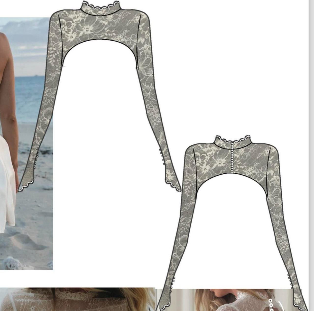 Lulu dress & custom bolero top