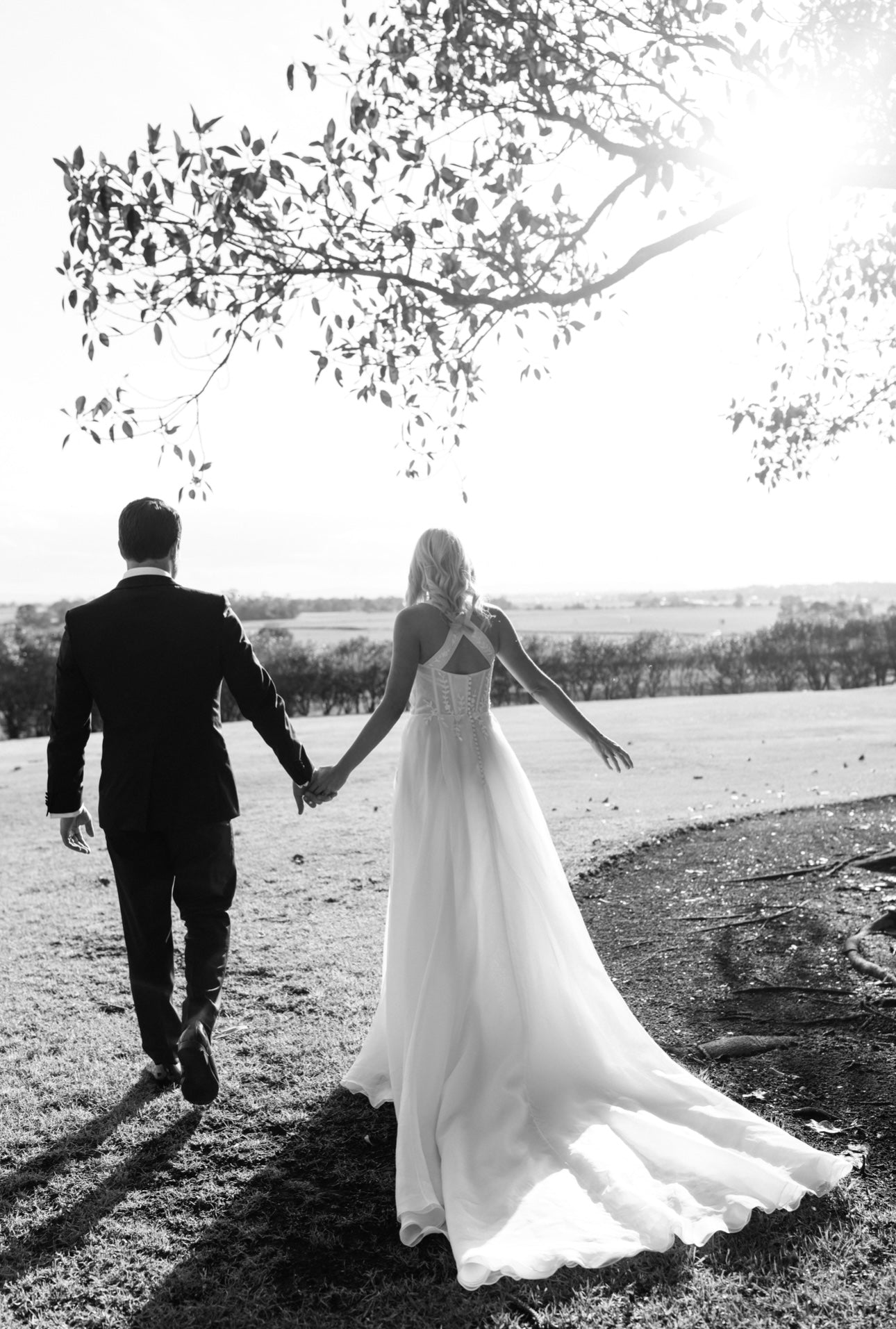 Custom J. Andreatta ‘Sierra’ silk gown
