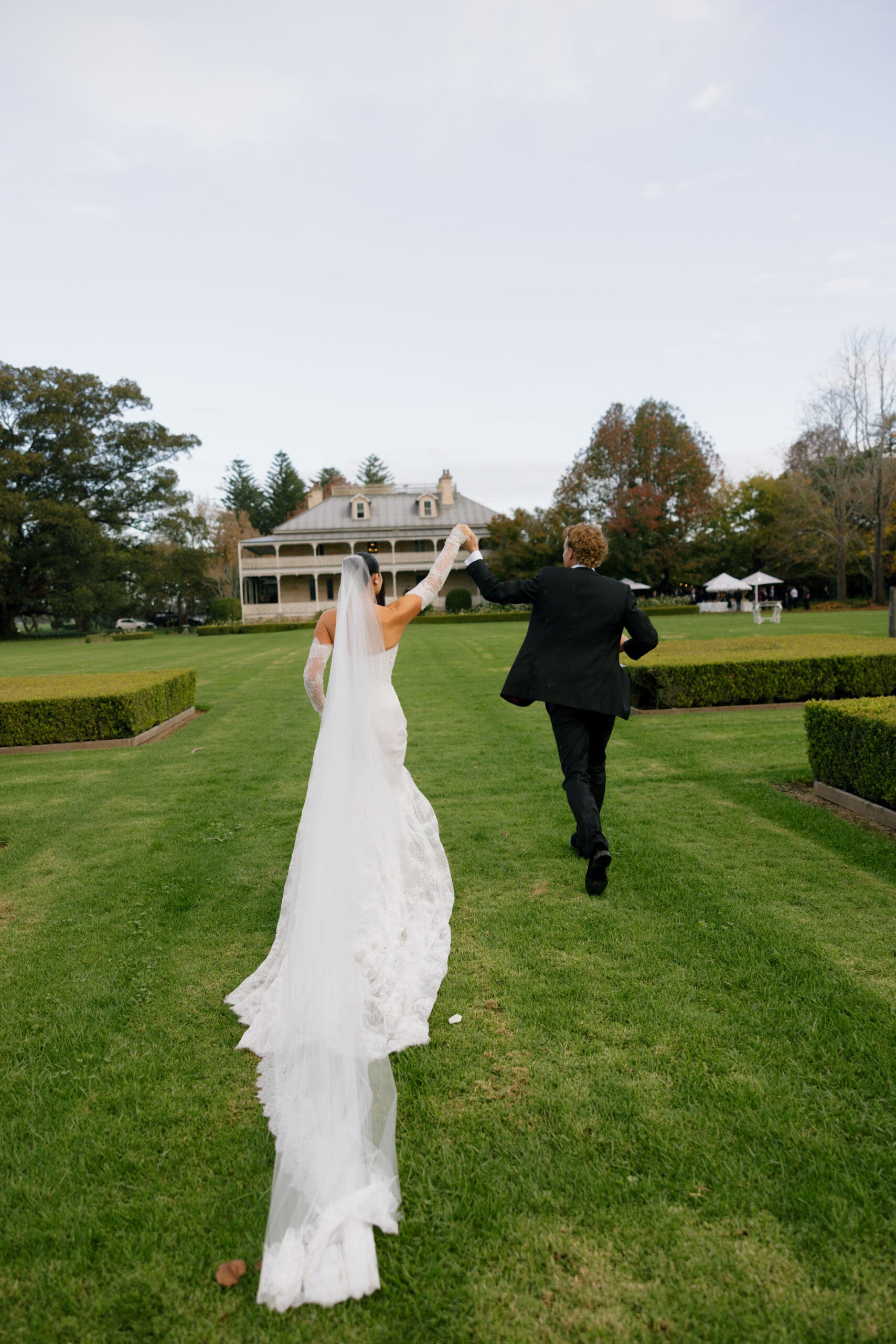Maelle Bride - Custom Made Lace Paloma Gown with lace sleeves