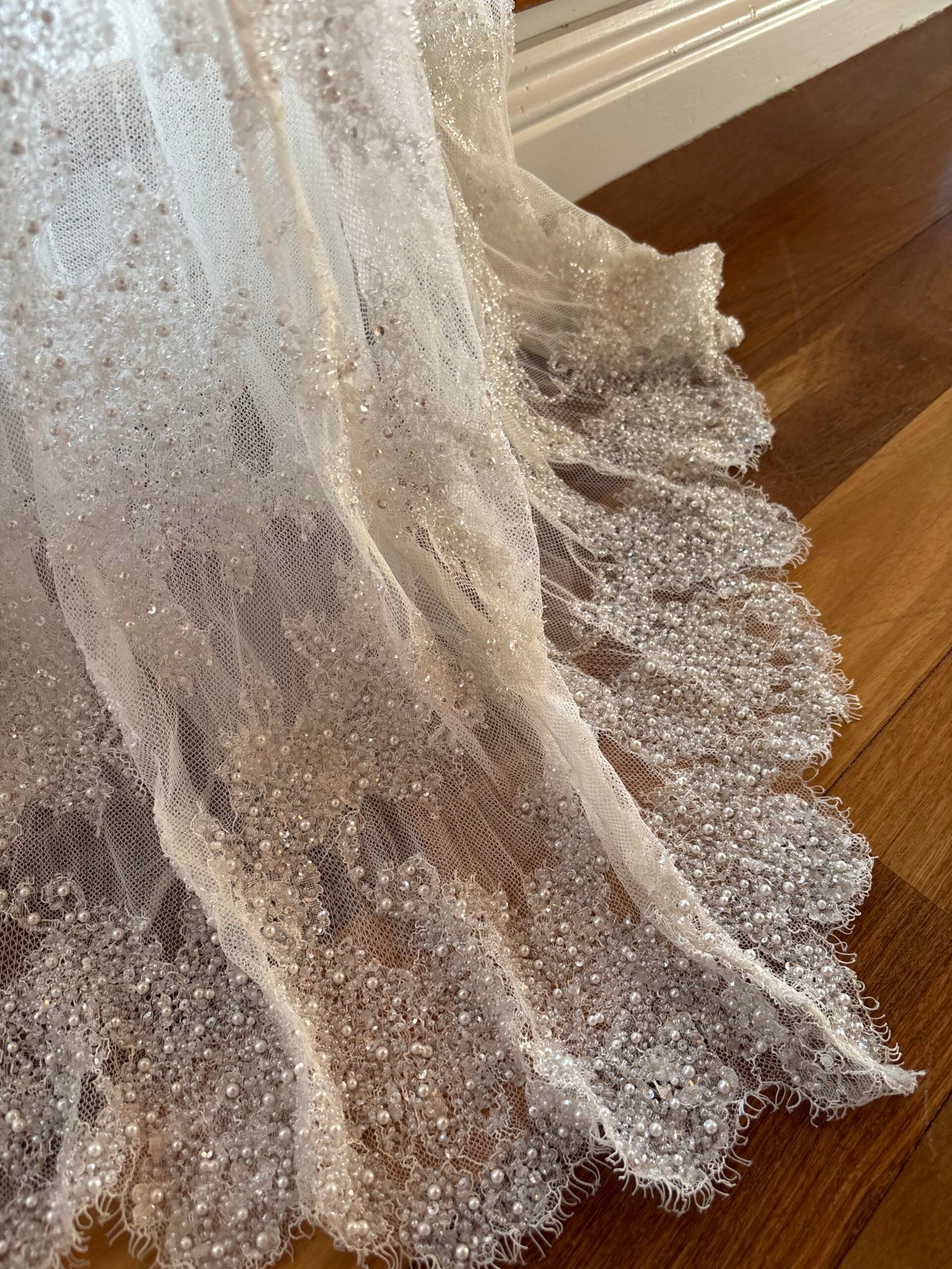 Mariana Hardwick Slim-fit Beaded Gown