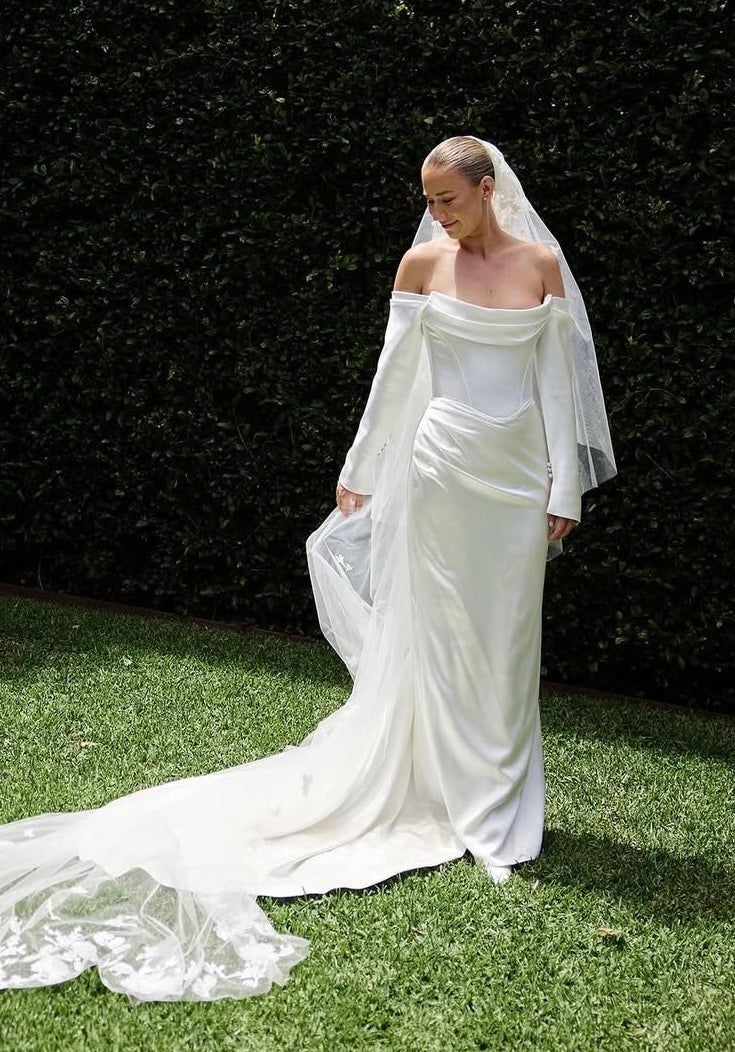 Corston Couture Silk wedding dress