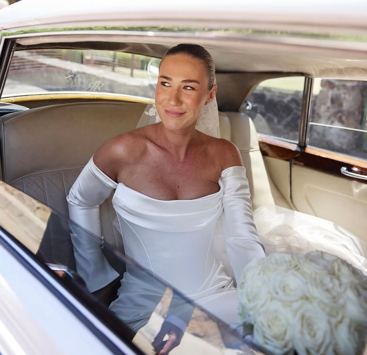 Corston Couture Silk wedding dress