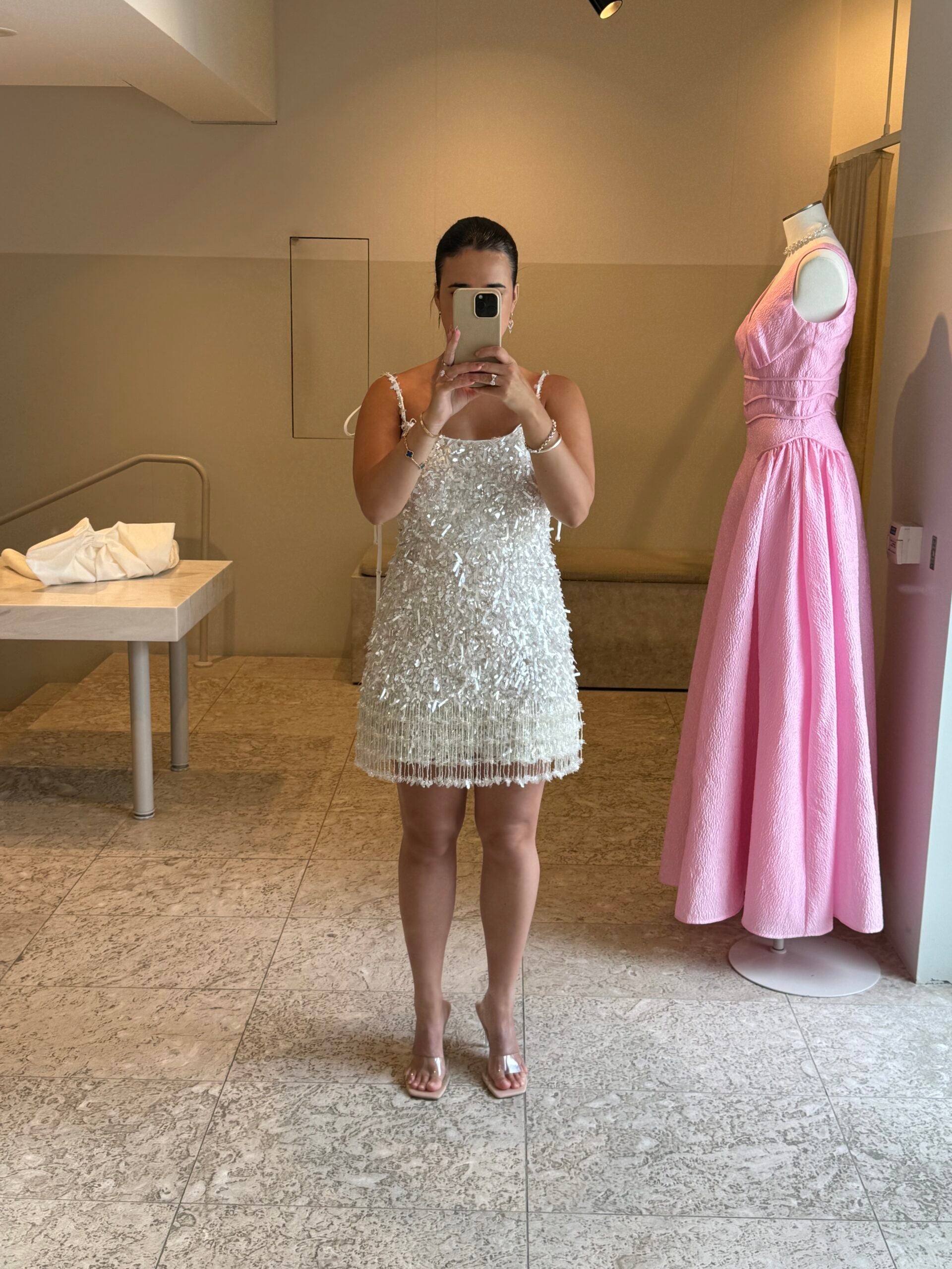 Rachel Gilbert Posie Mini Dress - Ivory