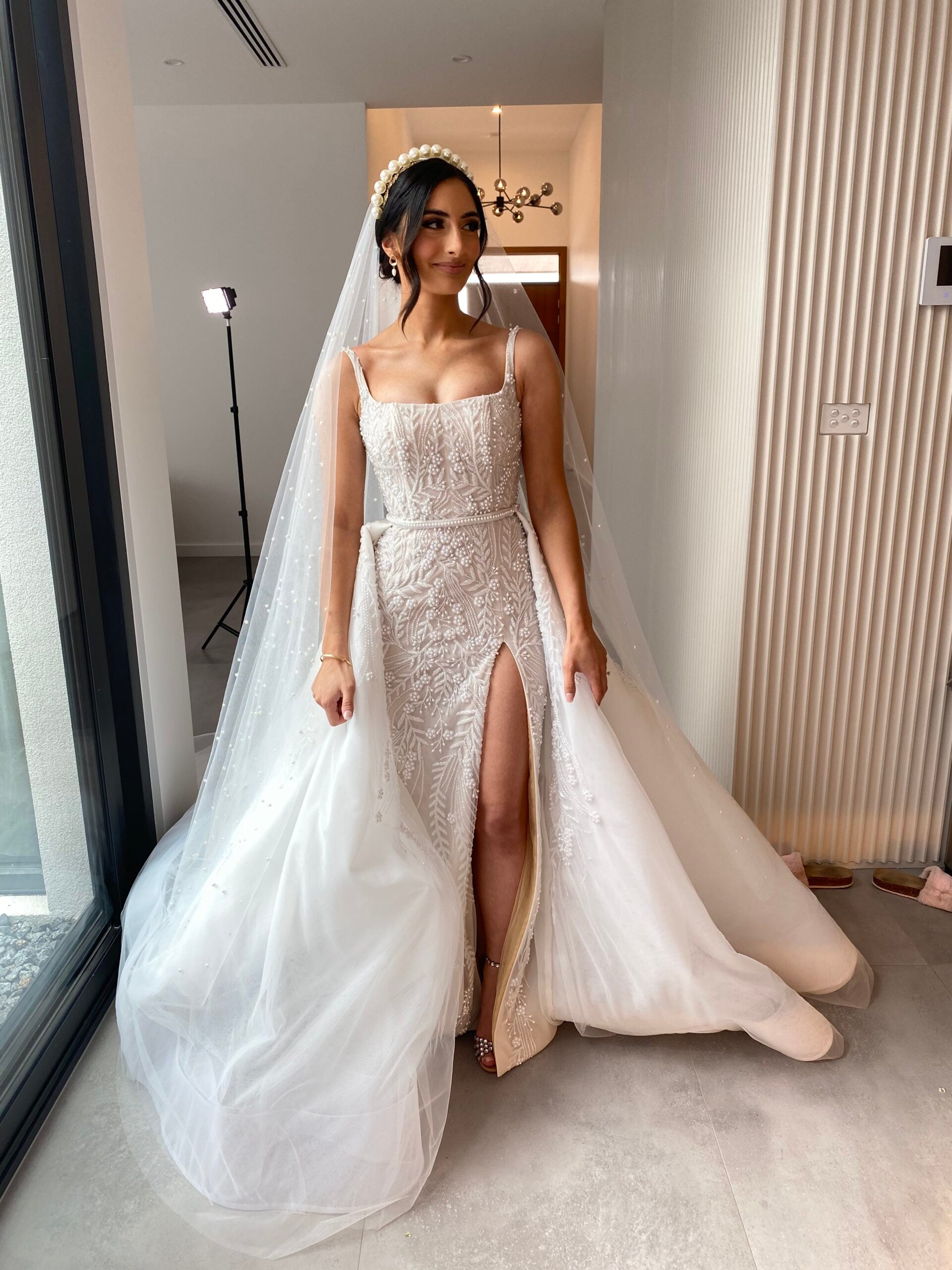 Alin Le' Kal Custom couture wedding gown