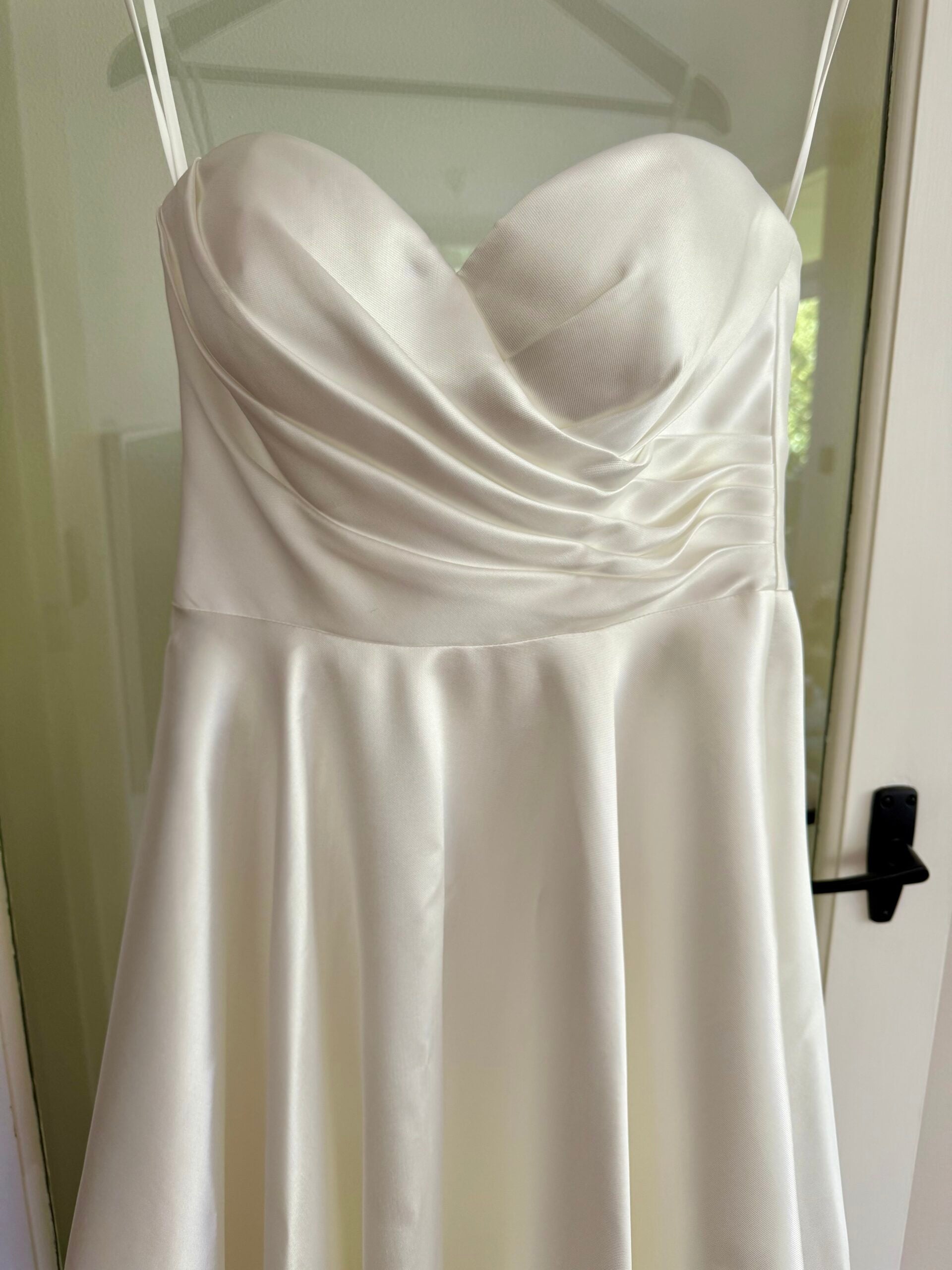 Maison Oui bespoke A-line, strapless gown