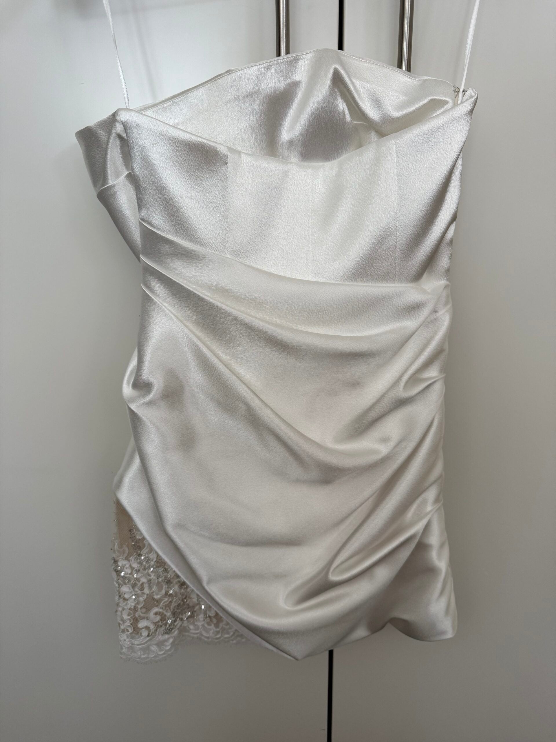 Rime Arodaky 'Kiss' embroider tulle and crepe gown