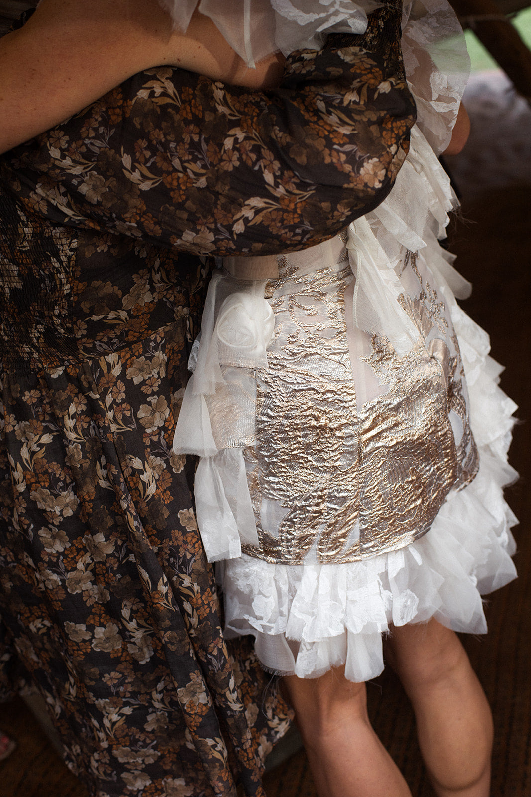 Kate Willa Custom georgette ruffle mini