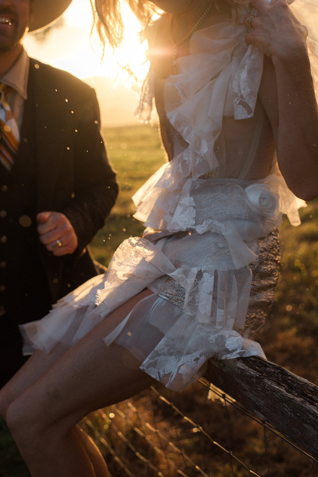 Kate Willa Custom georgette ruffle mini