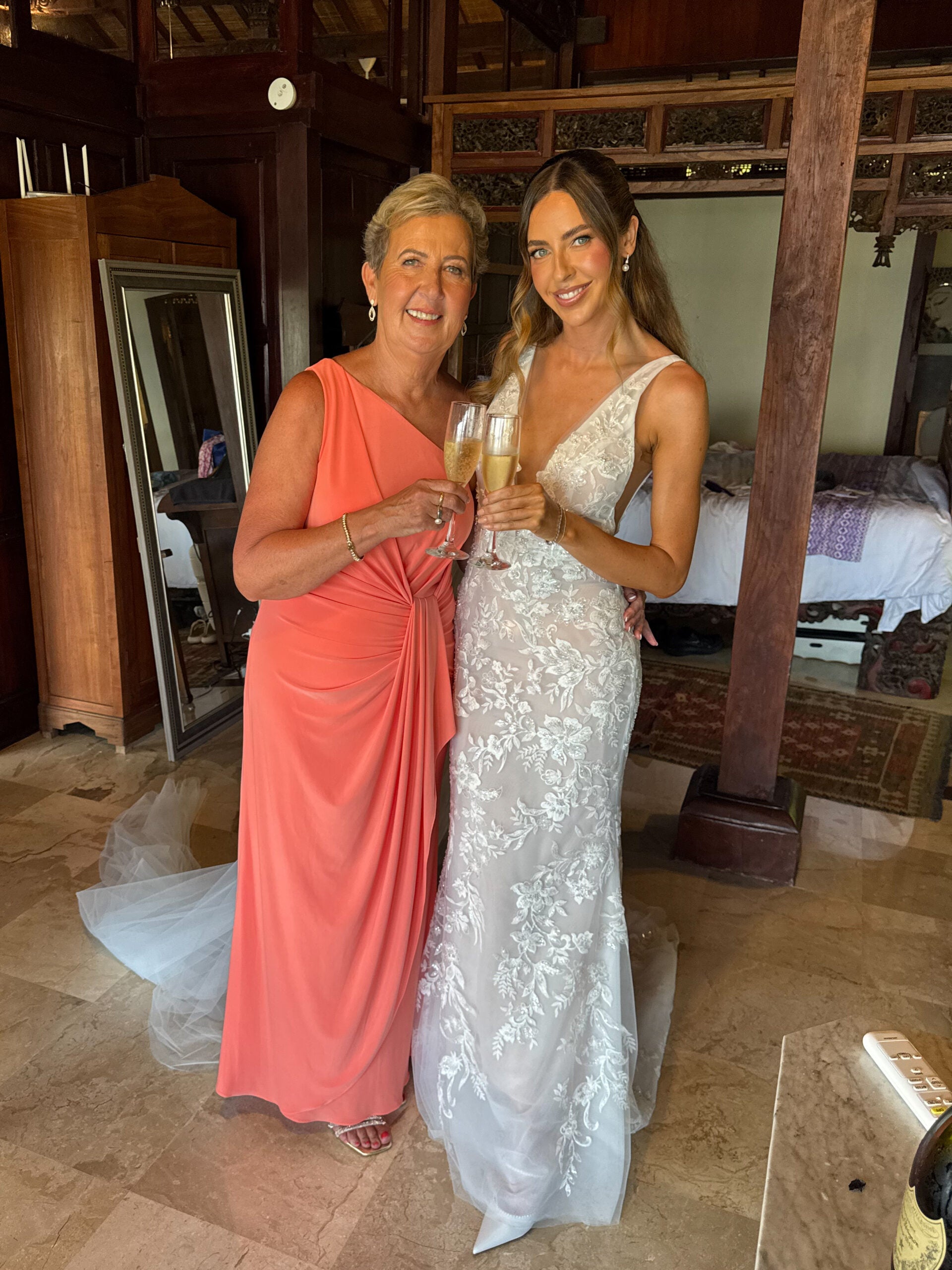 Custom couture gown by Breeanna Maree