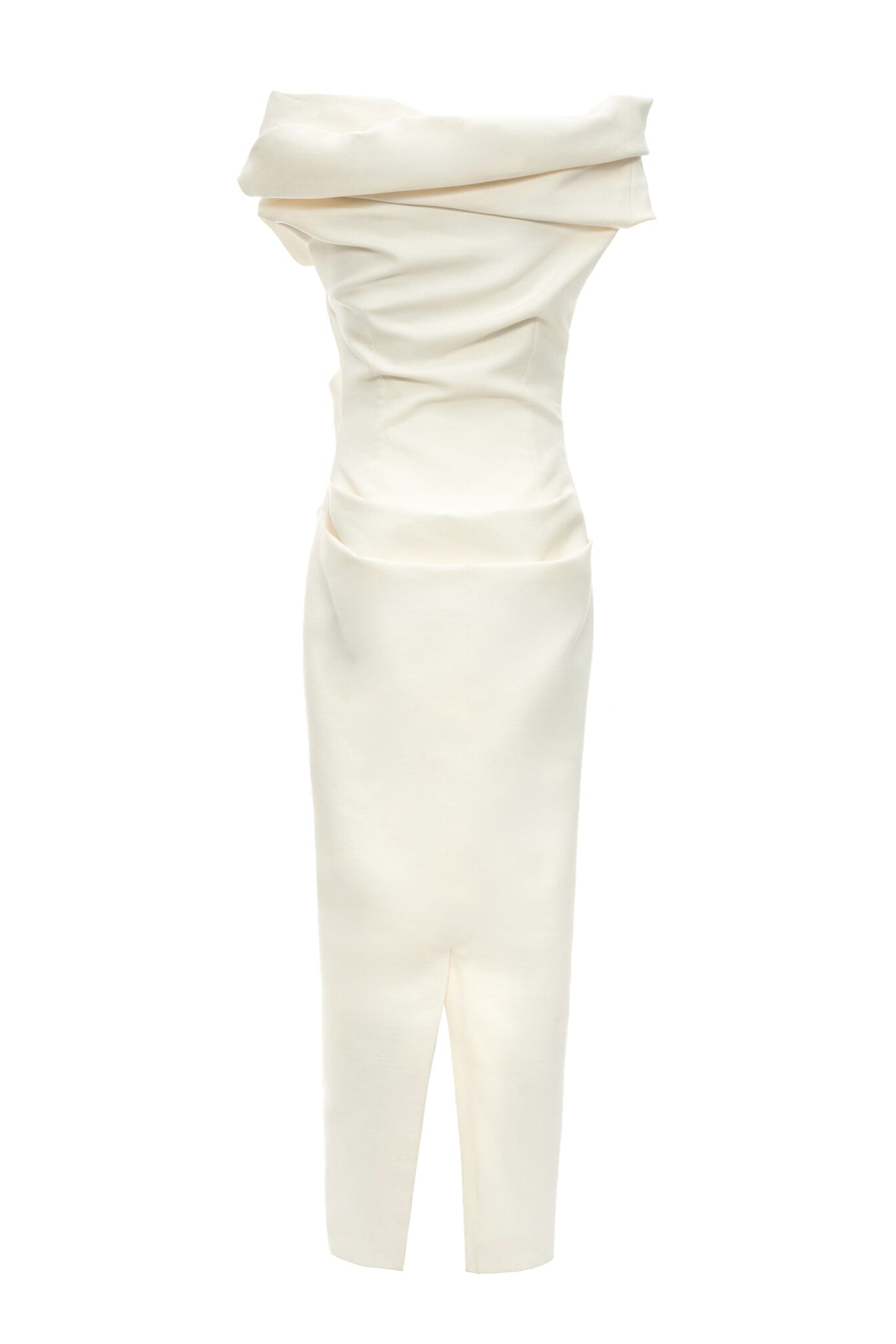 DATT Official Rose Draped Midi Dress