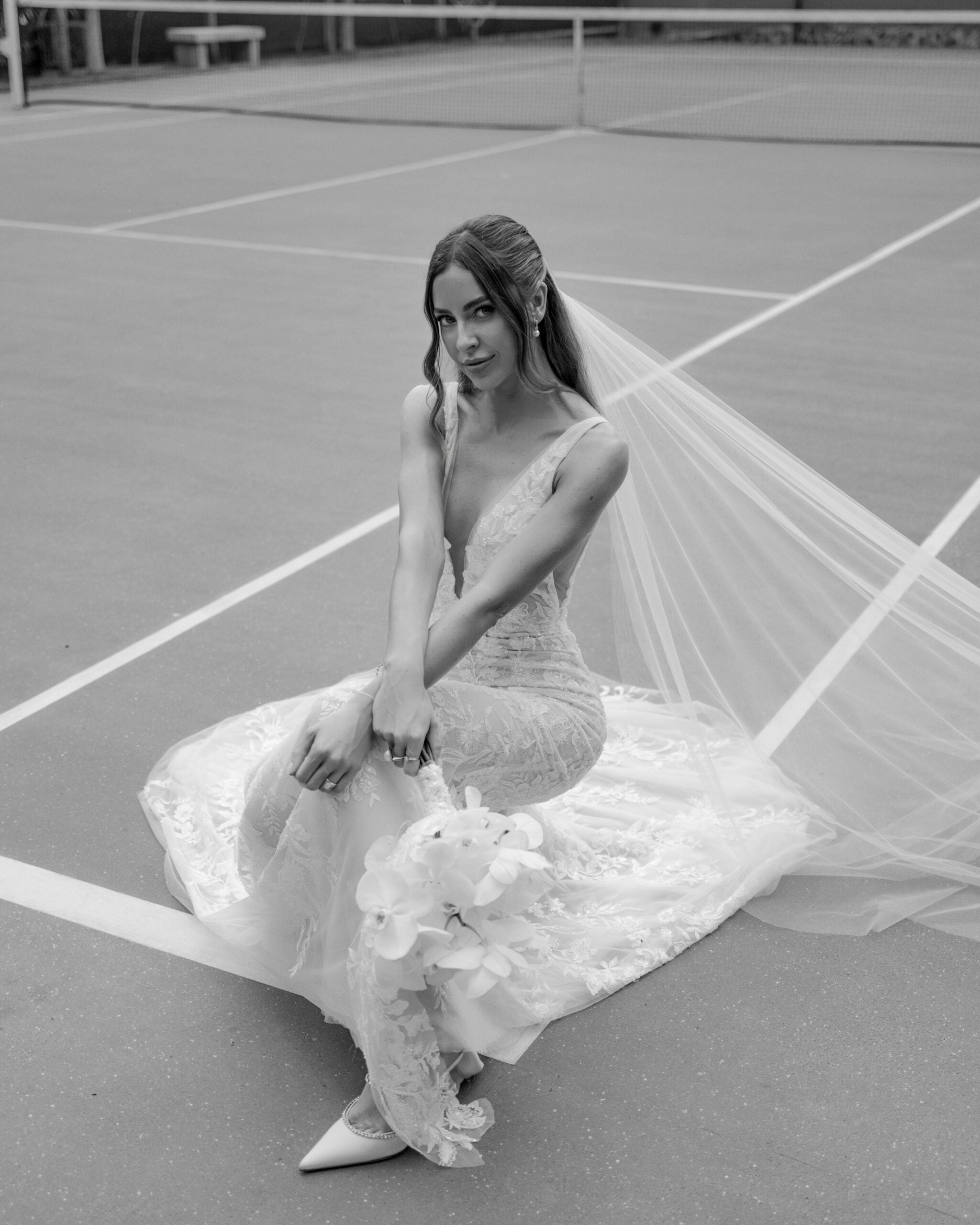 Custom couture gown by Breeanna Maree